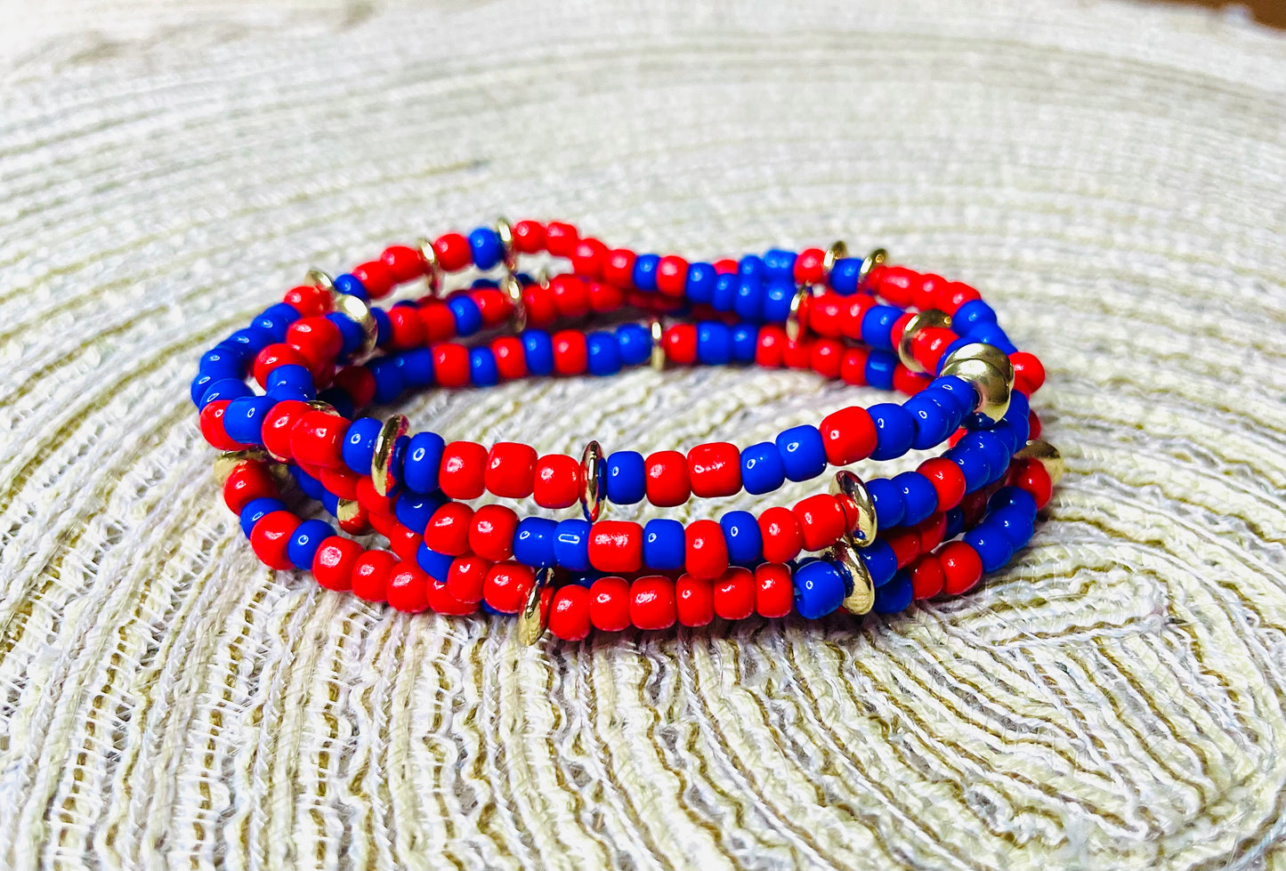 USA bracelets Red White and Blue dainty Bracelets Patriotic Bracelets