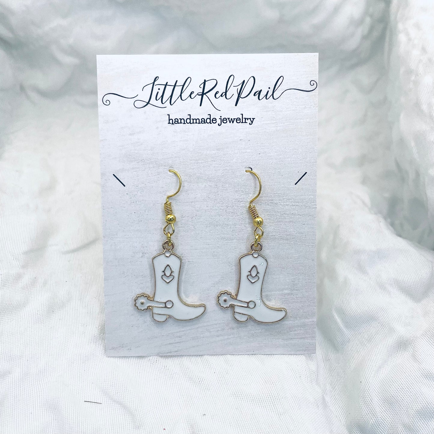 Cowgirl earrings, hat and boot earrings, Everyday earrings, Western earrings