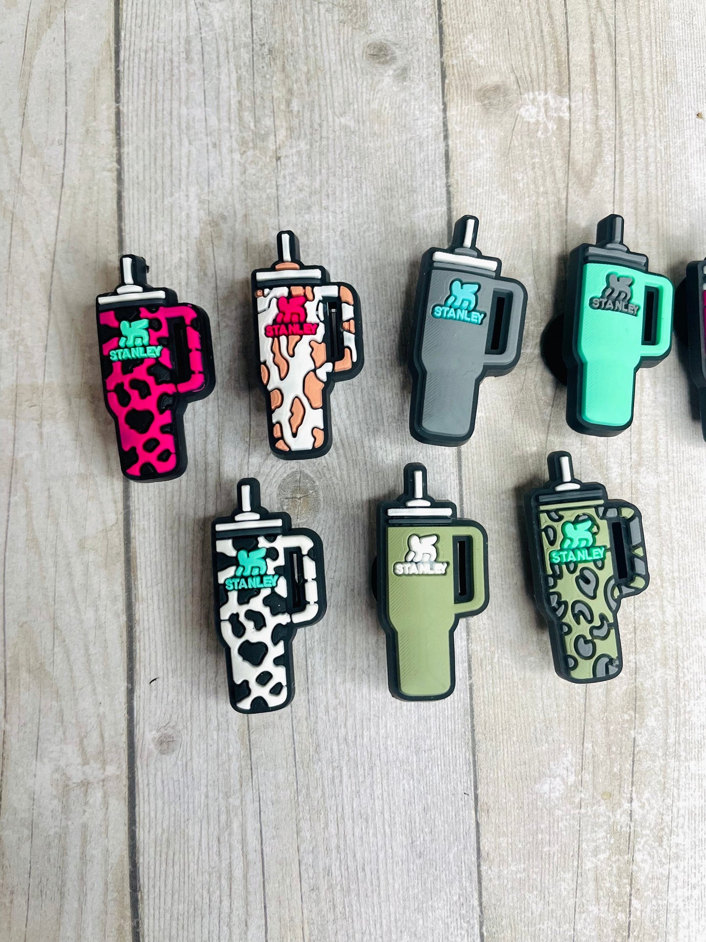 Trendy earrings, Trendy bracelet, Trendy cup croc charms, Trendy cup charms,