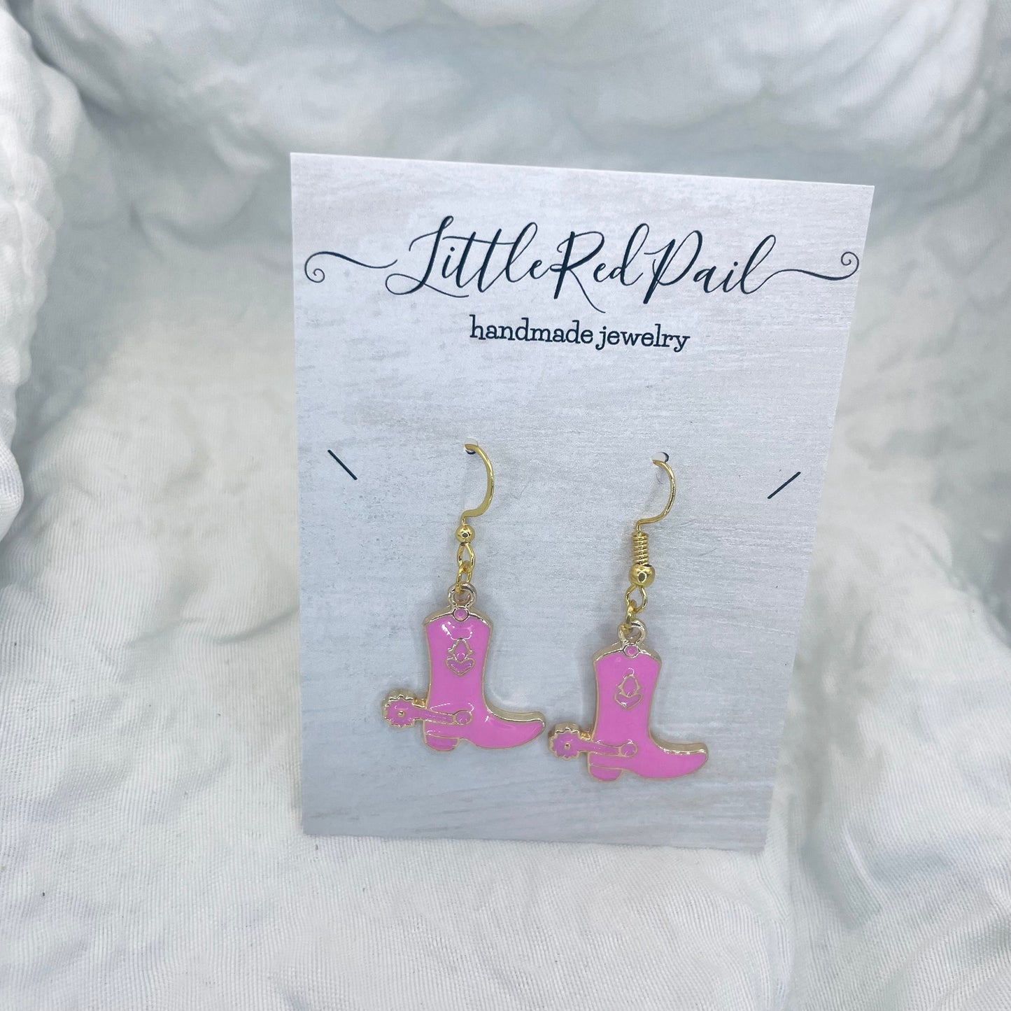 Cowgirl earrings, hat and boot earrings, Everyday earrings, Western earrings