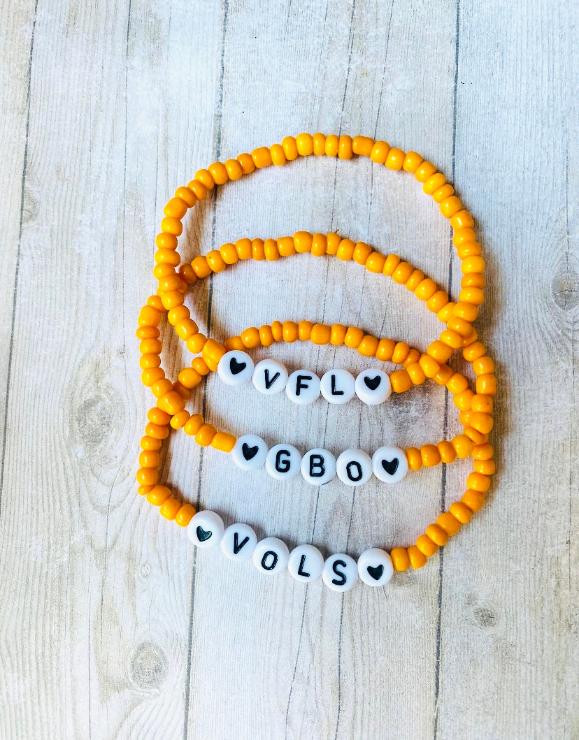 Tennessee Vols bracelets VFL GBO Vols set