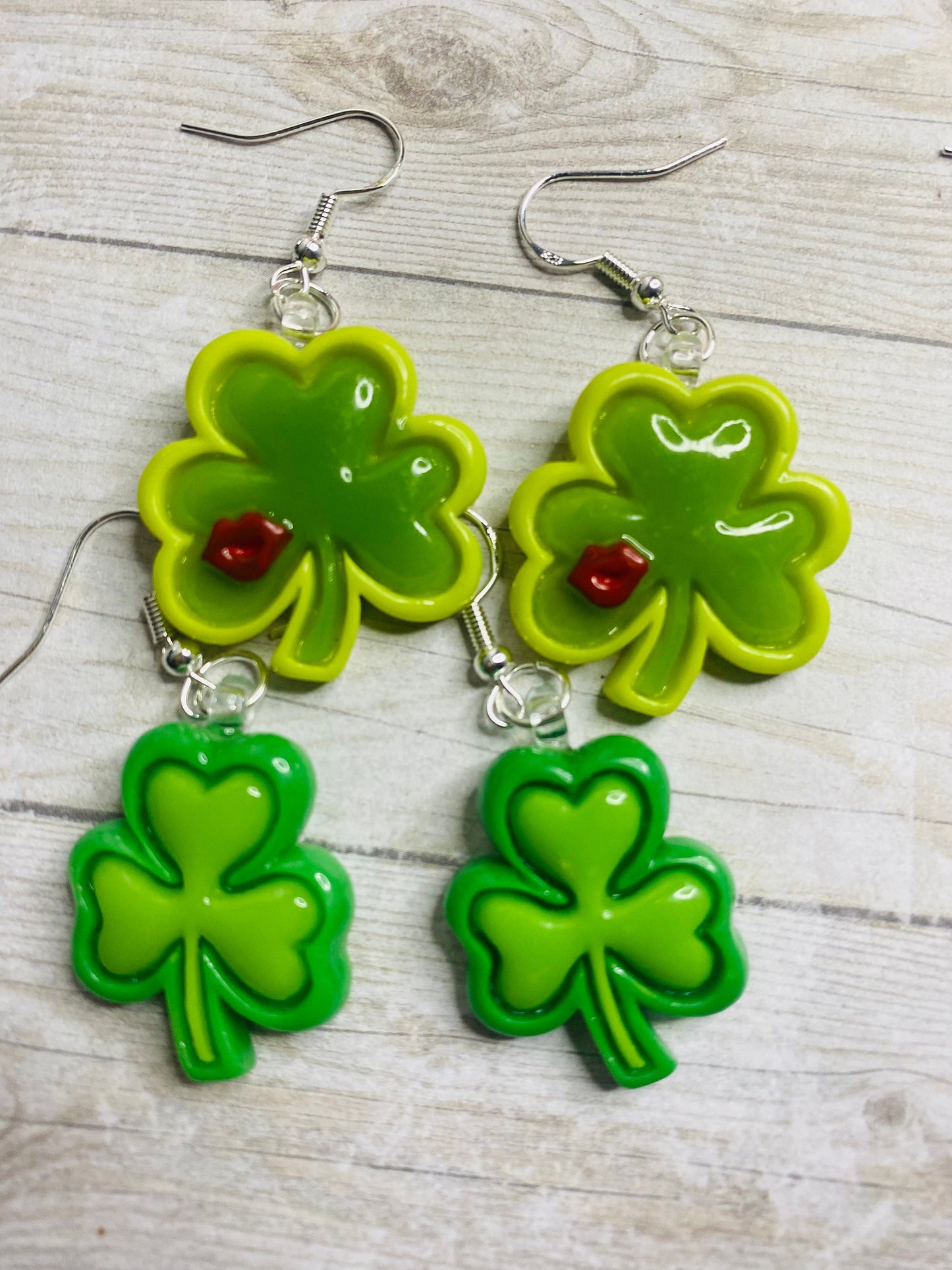 St. Patrick's Day shamrock earrings teacher earrings novelty earrings St. Patrick’s hat earrings beer earrings green beer