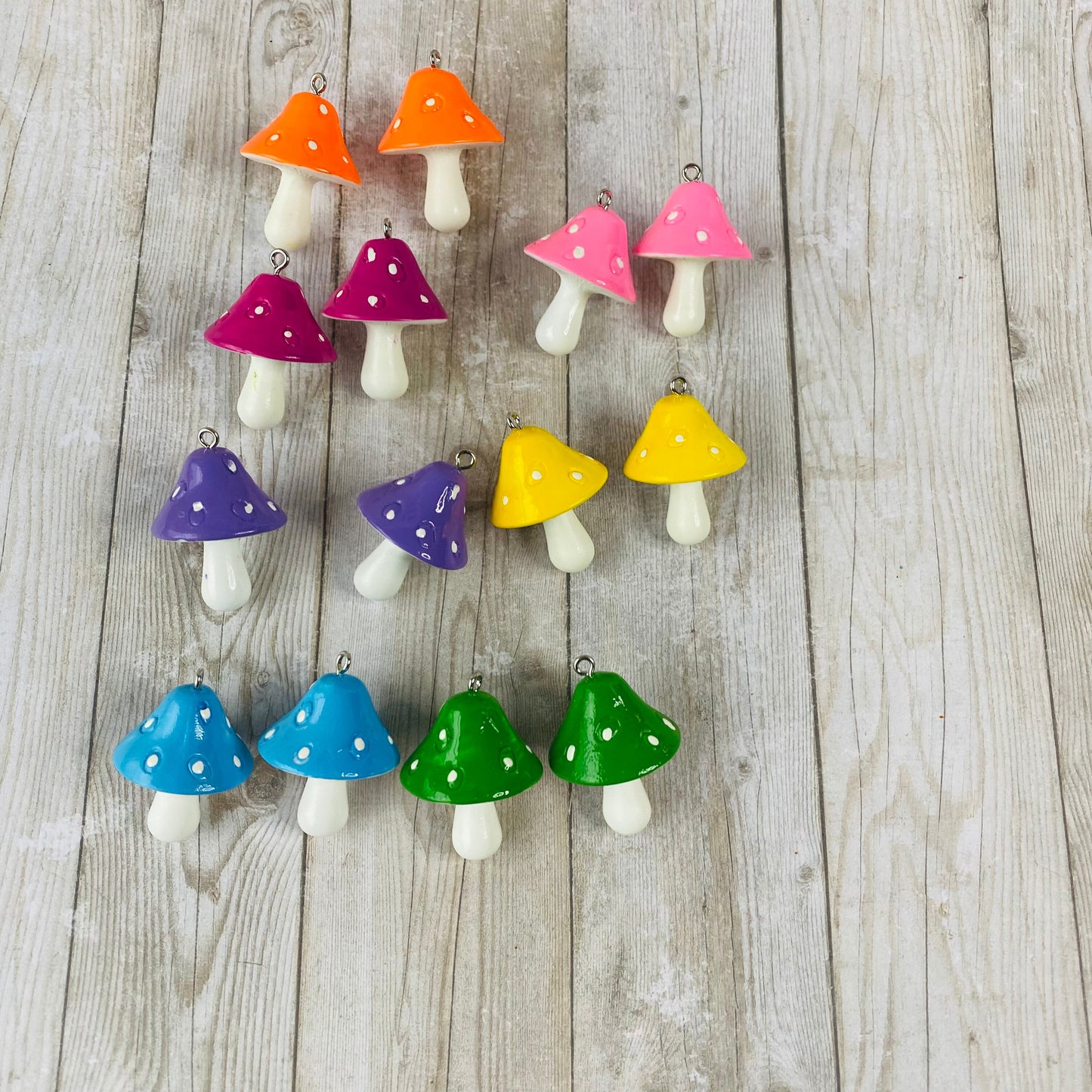 Mushroom earrings