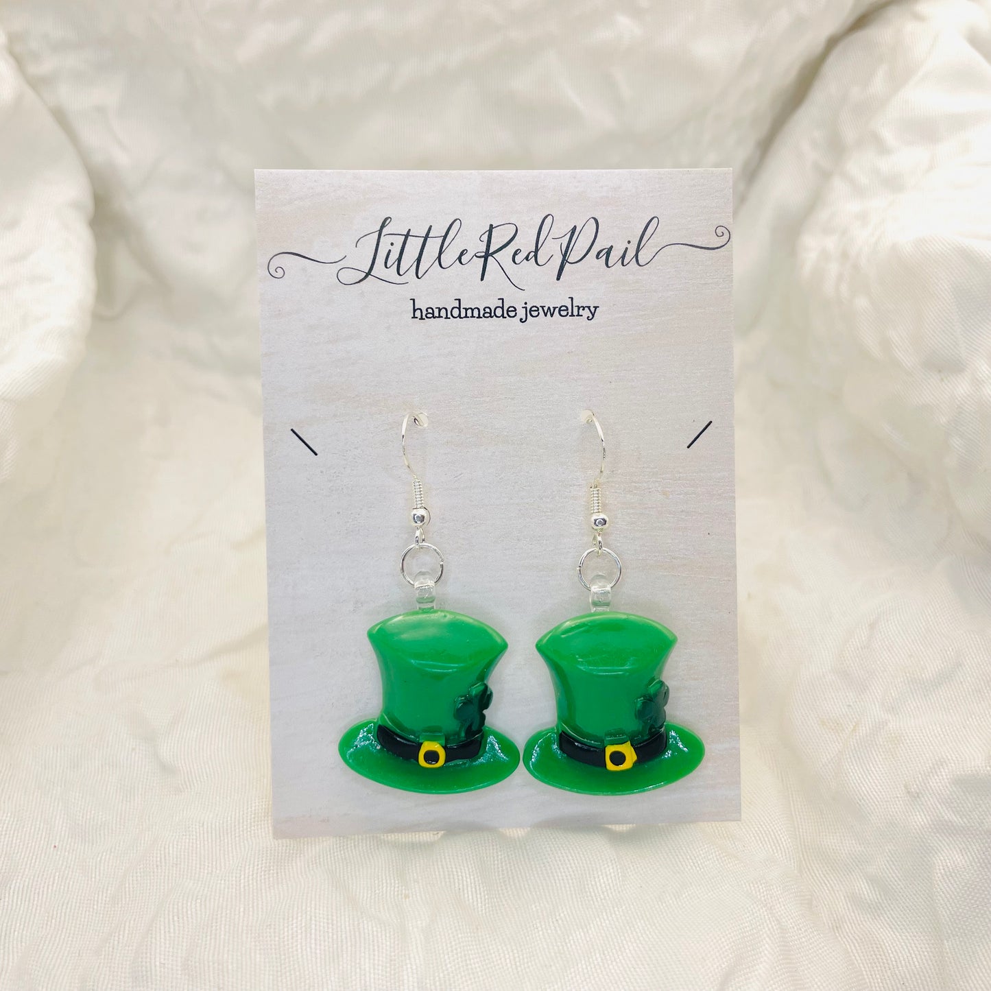 St. Patrick’s Day earrings, Shamrock earrings, St. Patty’s Day earrings, clover earrings, green beer earrings