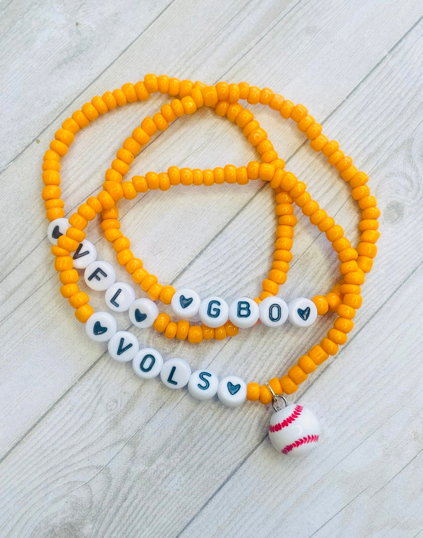 Tennessee Vols bracelets VFL GBO Vols set