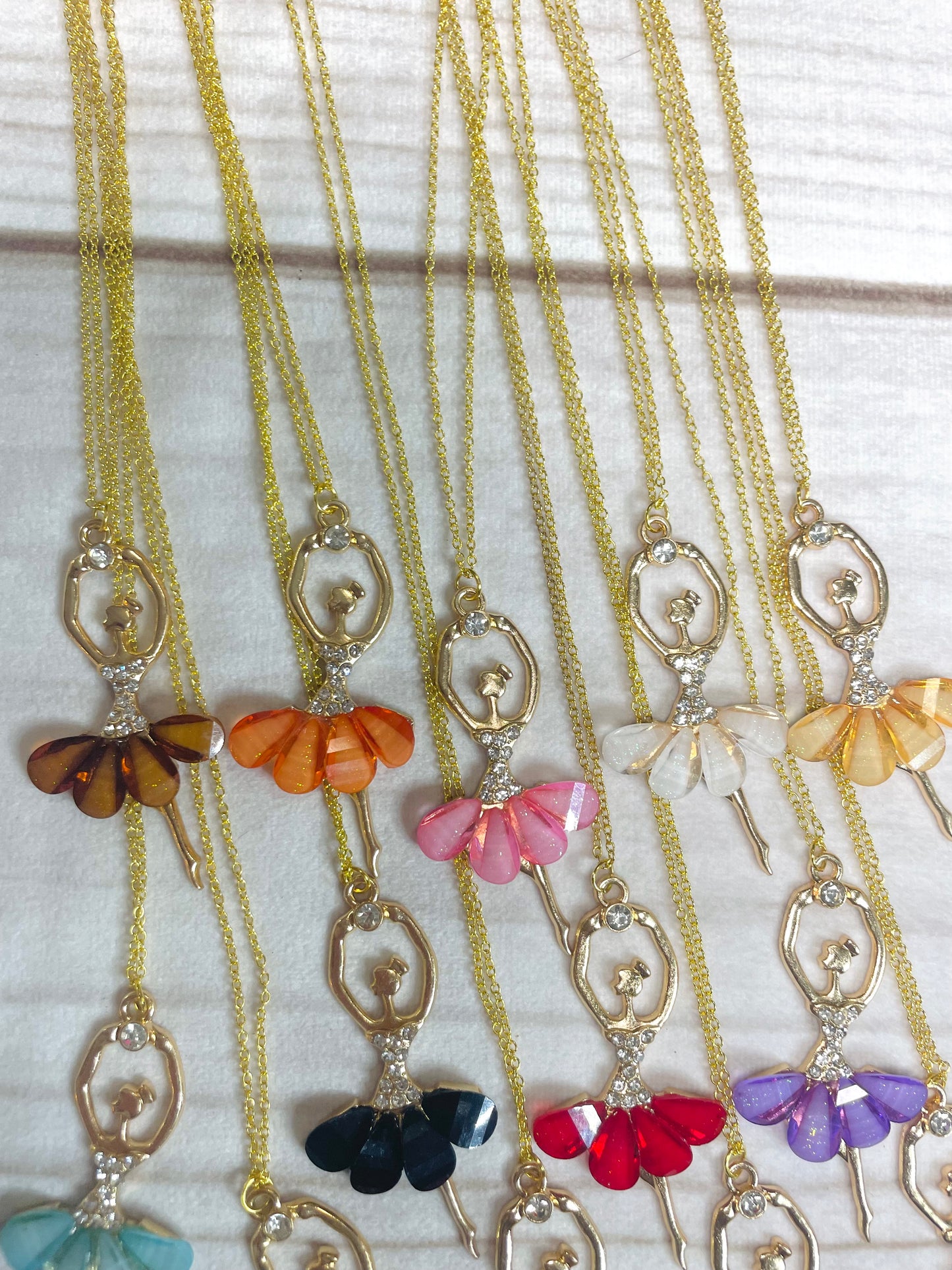 Ballerina necklaces ballerina keychains