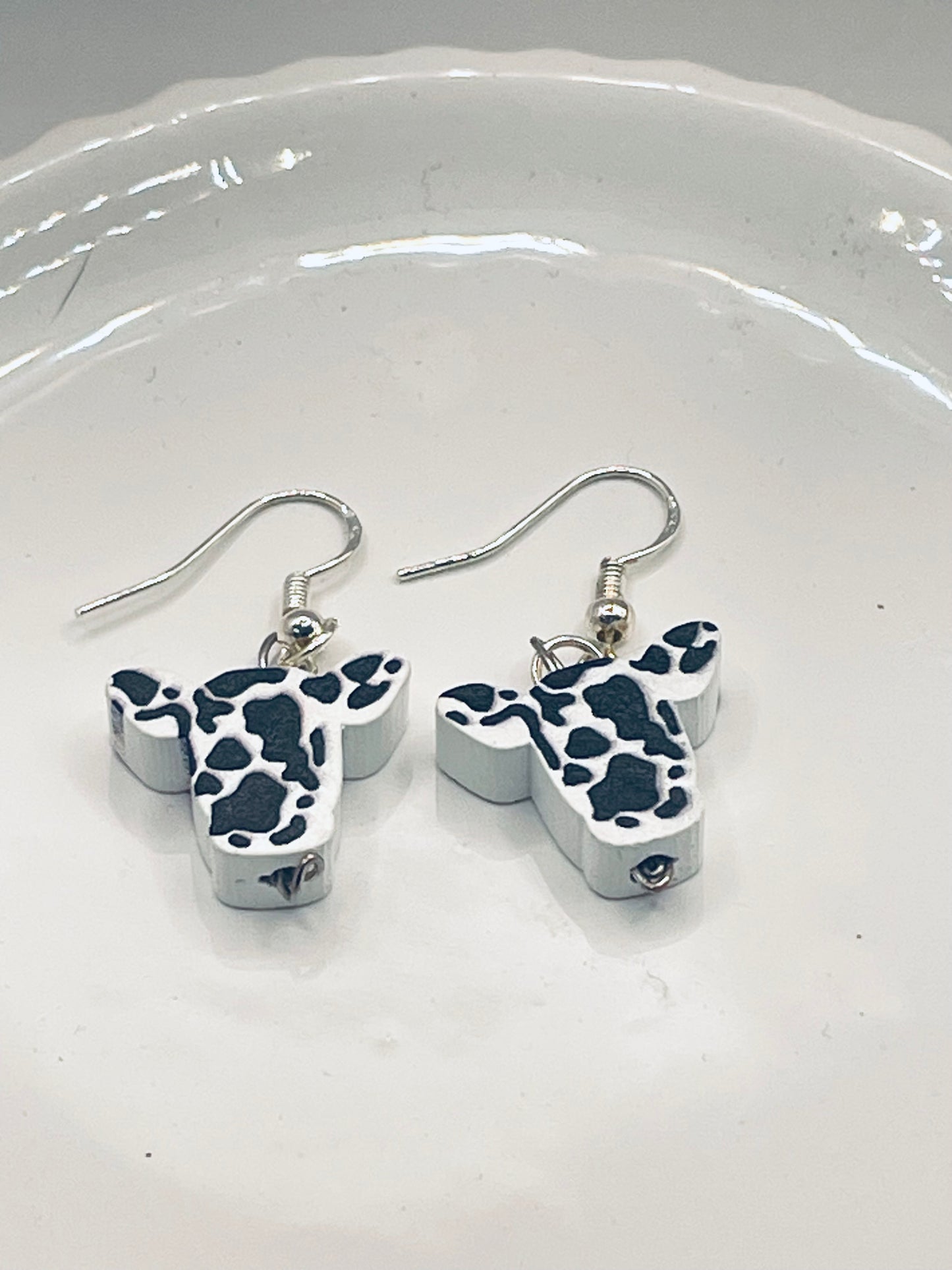 Cow earrings, cow jewelry