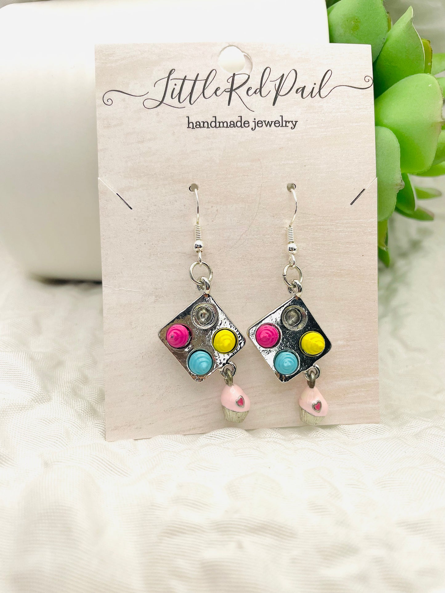 Baker earrings, culinary jewelry , Everyday earrings, minimalist earrings