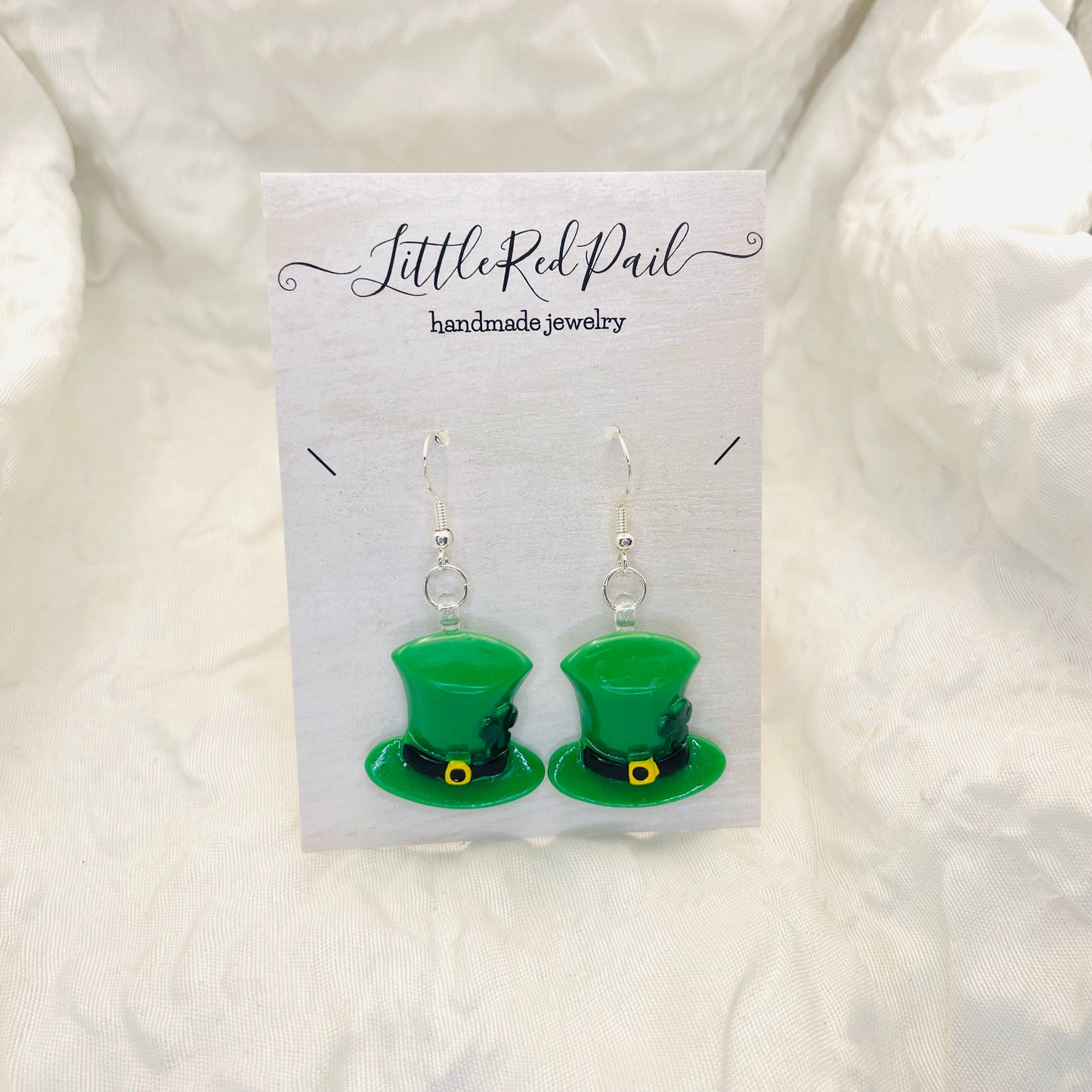 St. Patrick’s Day earrings, Shamrock earrings, St. Patty’s Day earrings, clover earrings, green beer earrings
