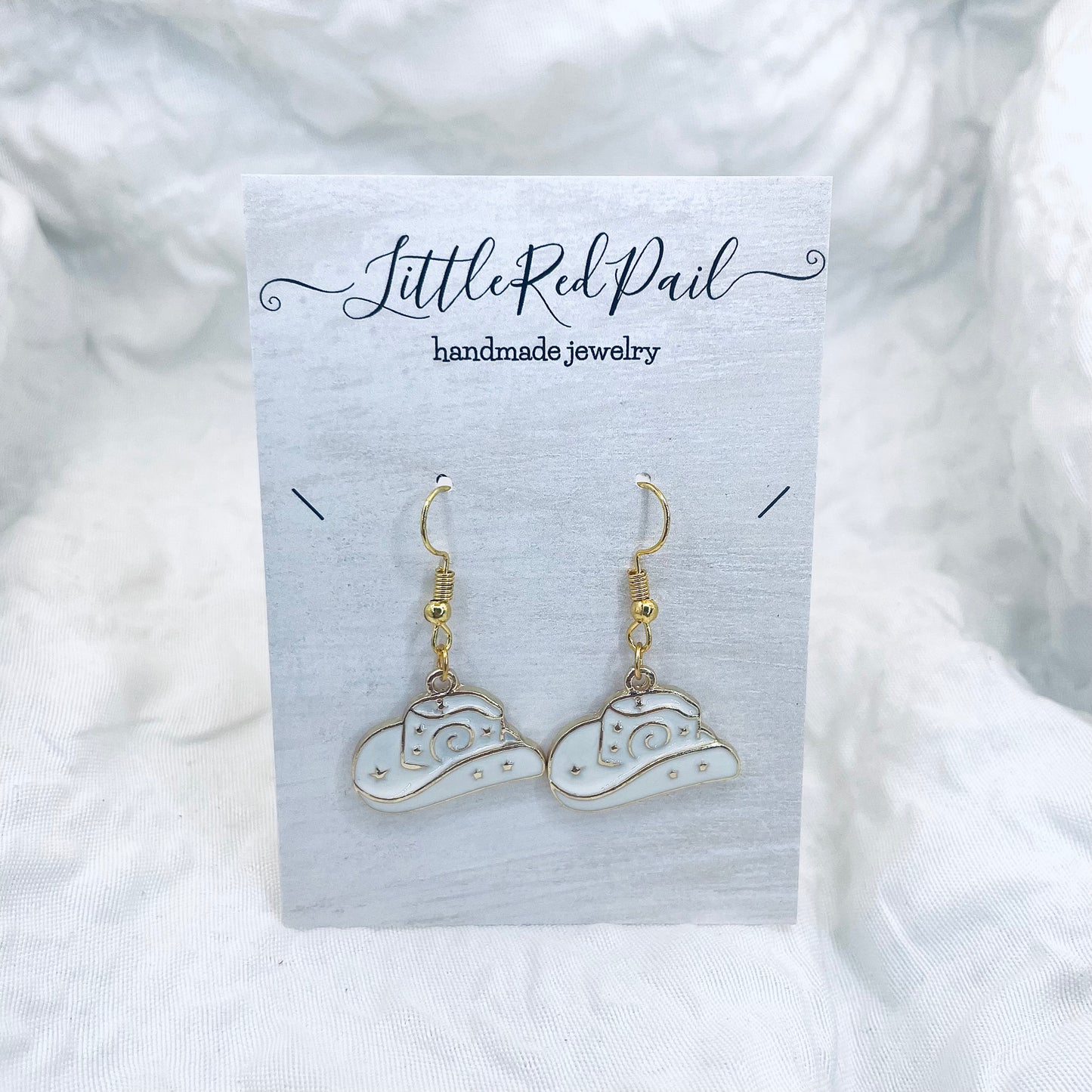 Cowgirl earrings, hat and boot earrings, Everyday earrings, Western earrings