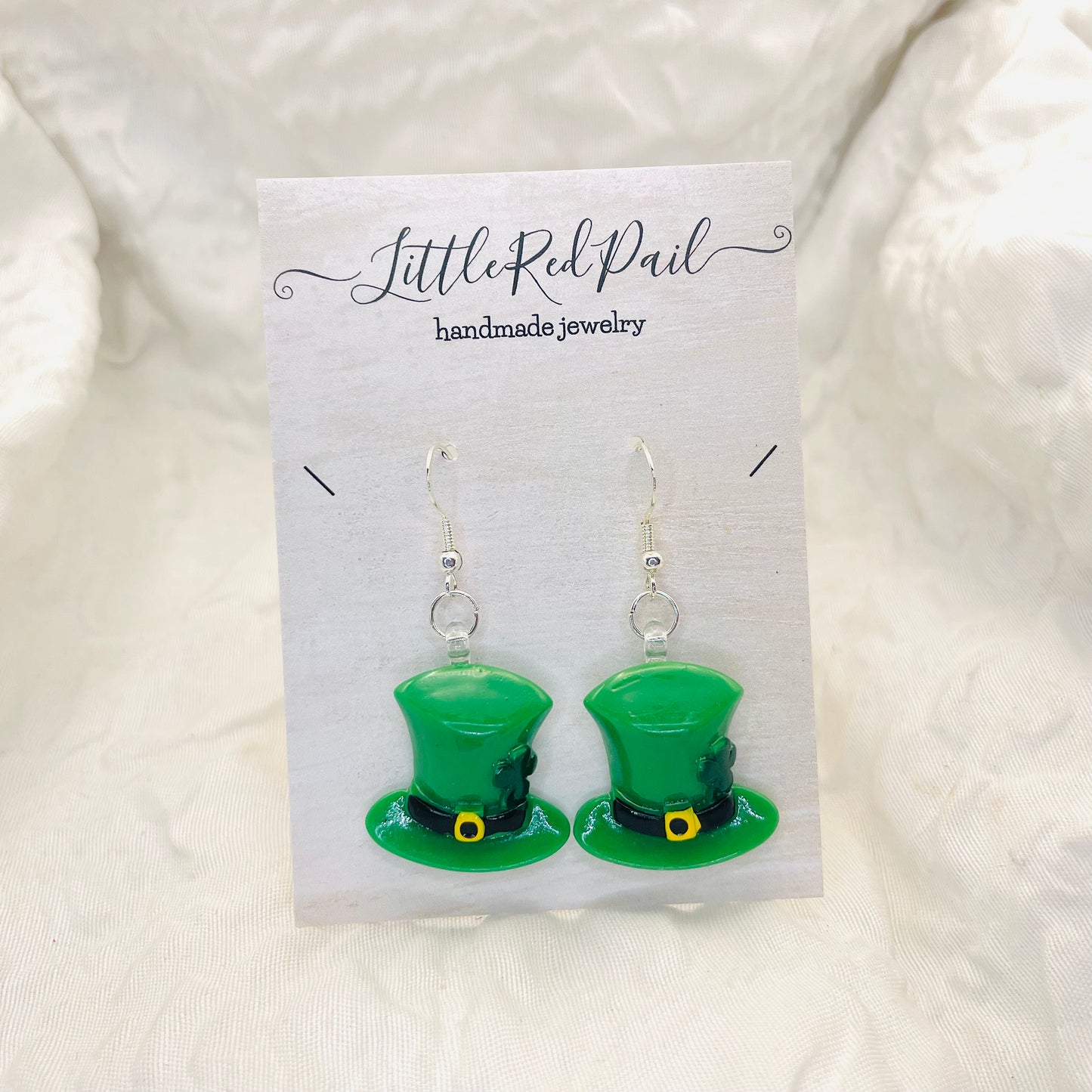 St. Patrick’s Day earrings, Shamrock earrings, St. Patty’s Day earrings, clover earrings, green beer earrings