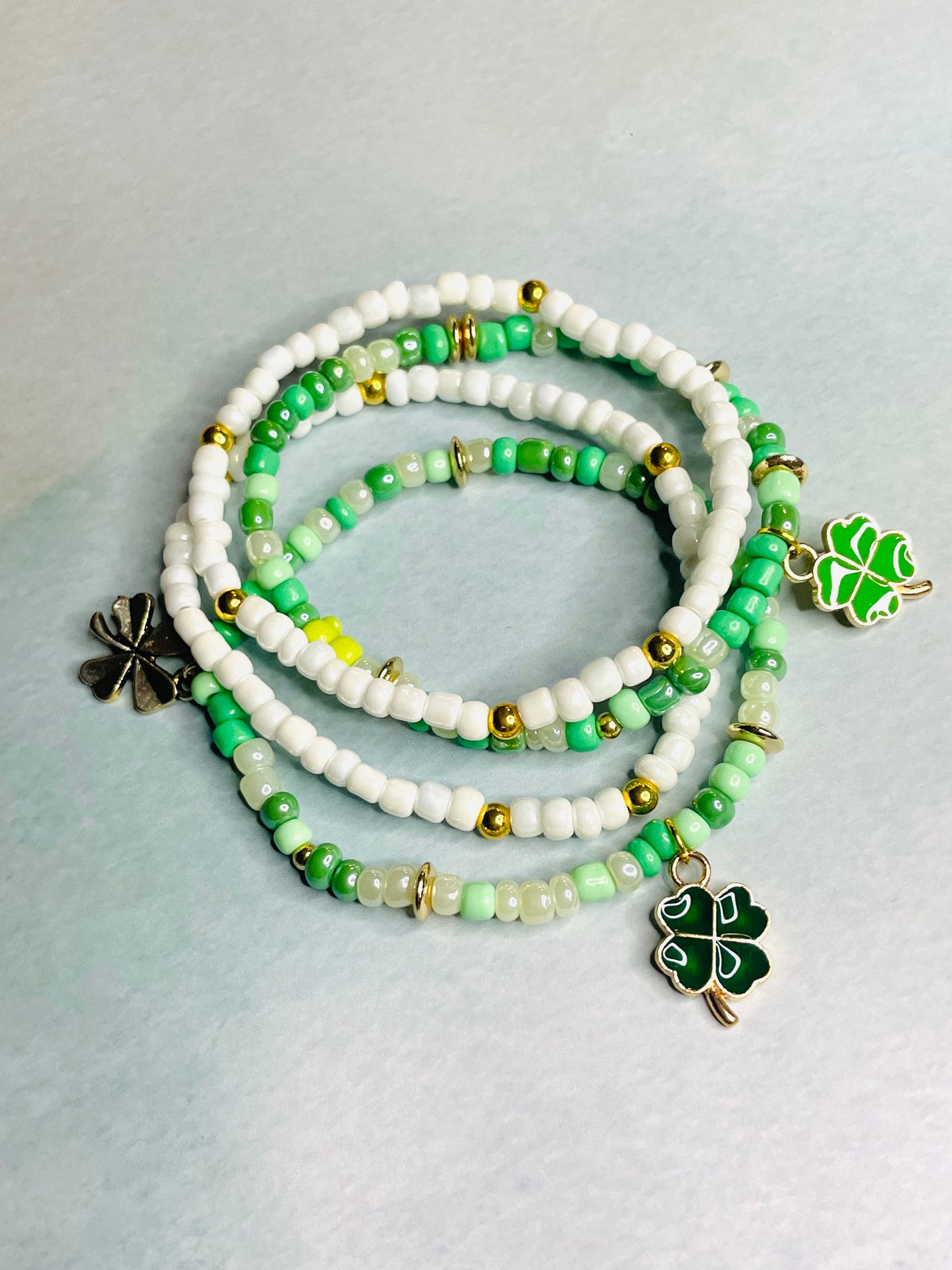 St. Patrick’s day bracelet set