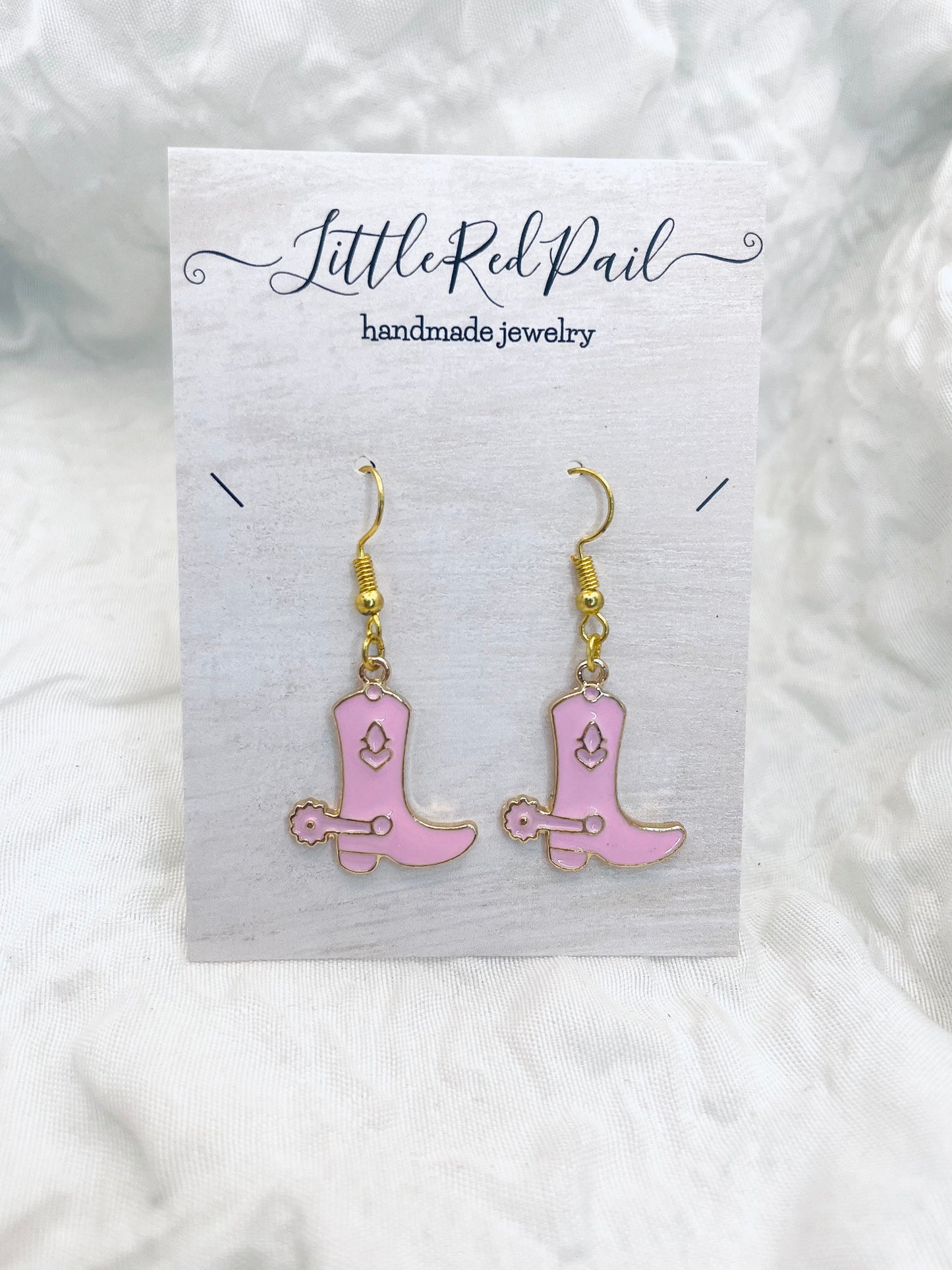Cowgirl earrings, hat and boot earrings, Everyday earrings, Western earrings