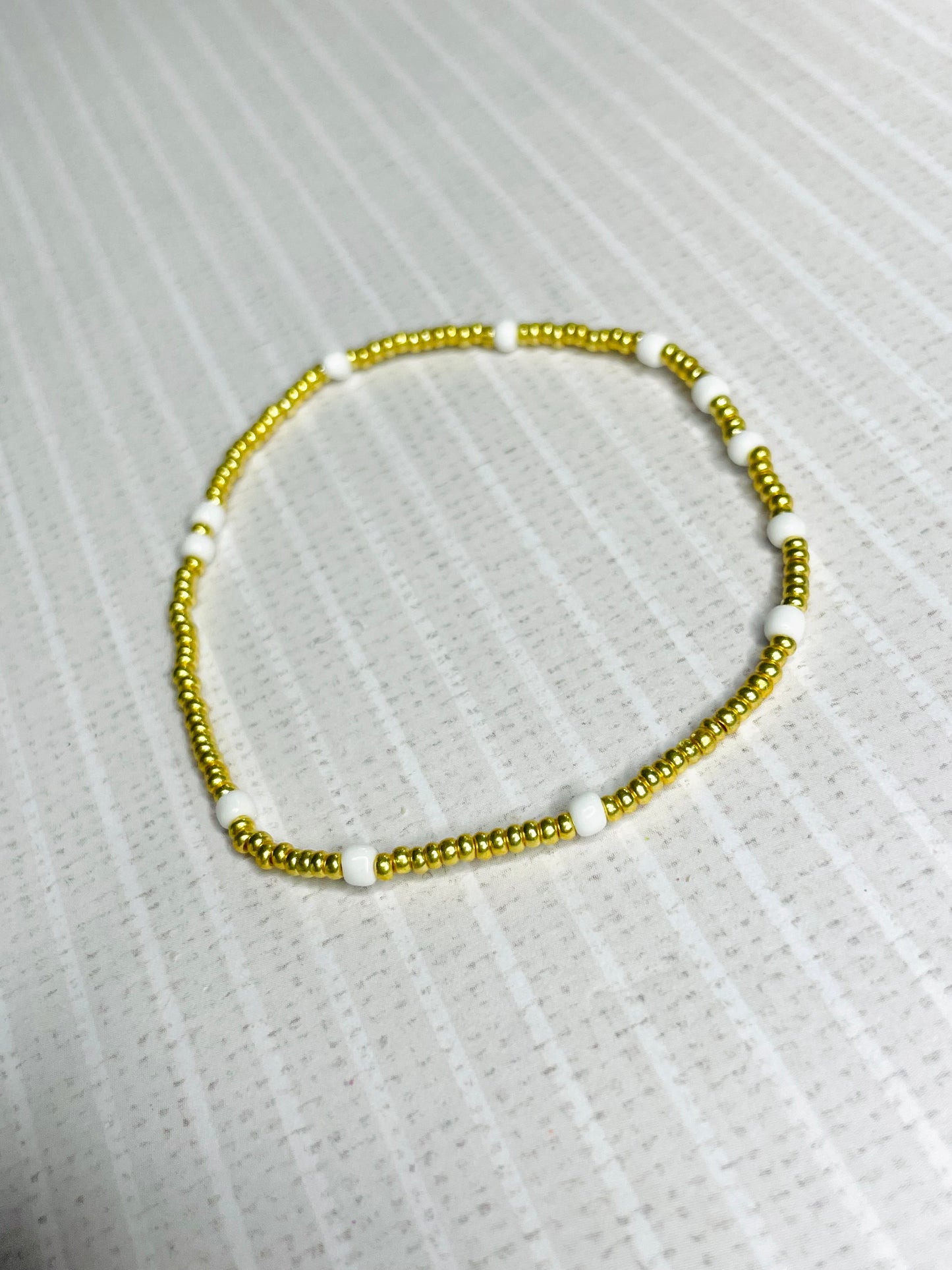In person single beaded bracelet