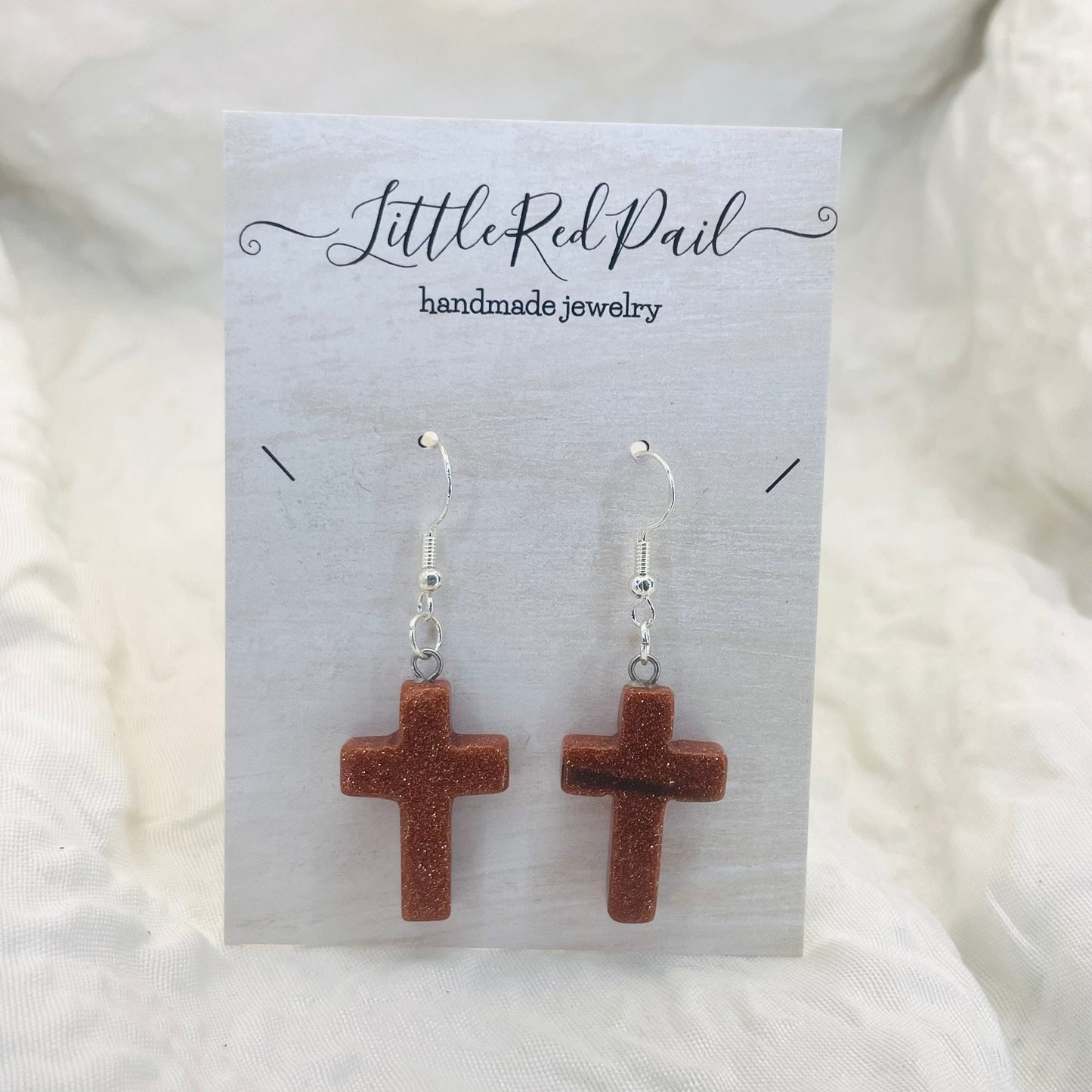 Cross earrings, everyday earrings, Easter jewelry