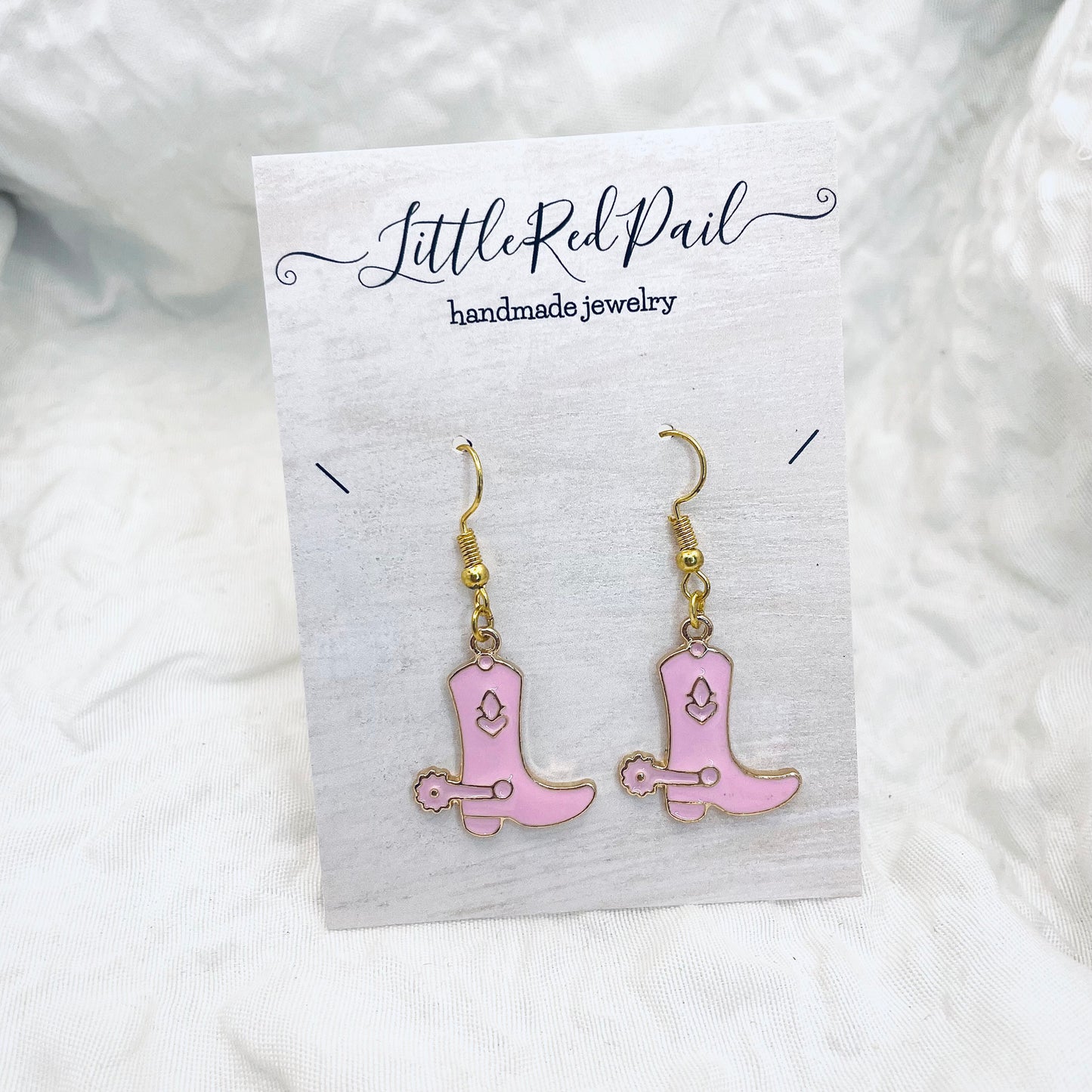 Cowgirl earrings, hat and boot earrings, Everyday earrings, Western earrings