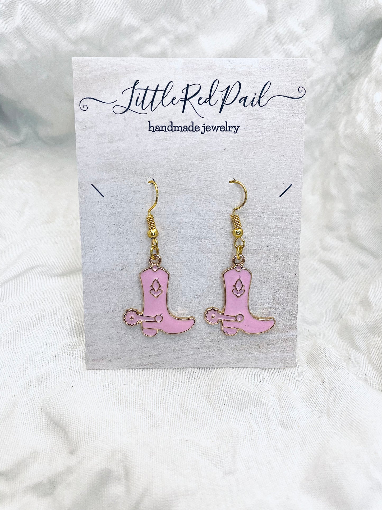 Cowgirl earrings, hat and boot earrings, Everyday earrings, Western earrings