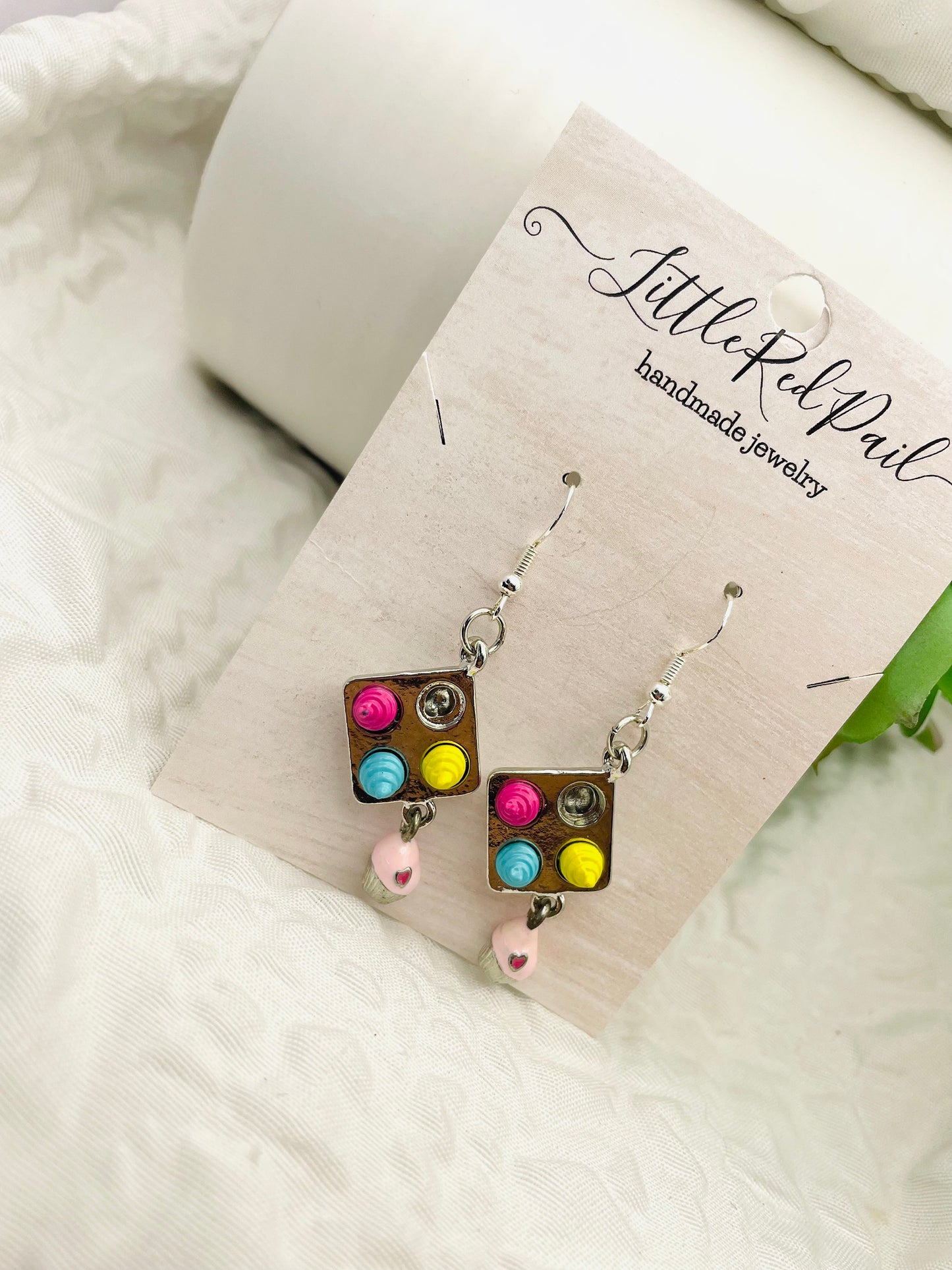 Baker earrings, culinary jewelry , Everyday earrings, minimalist earrings