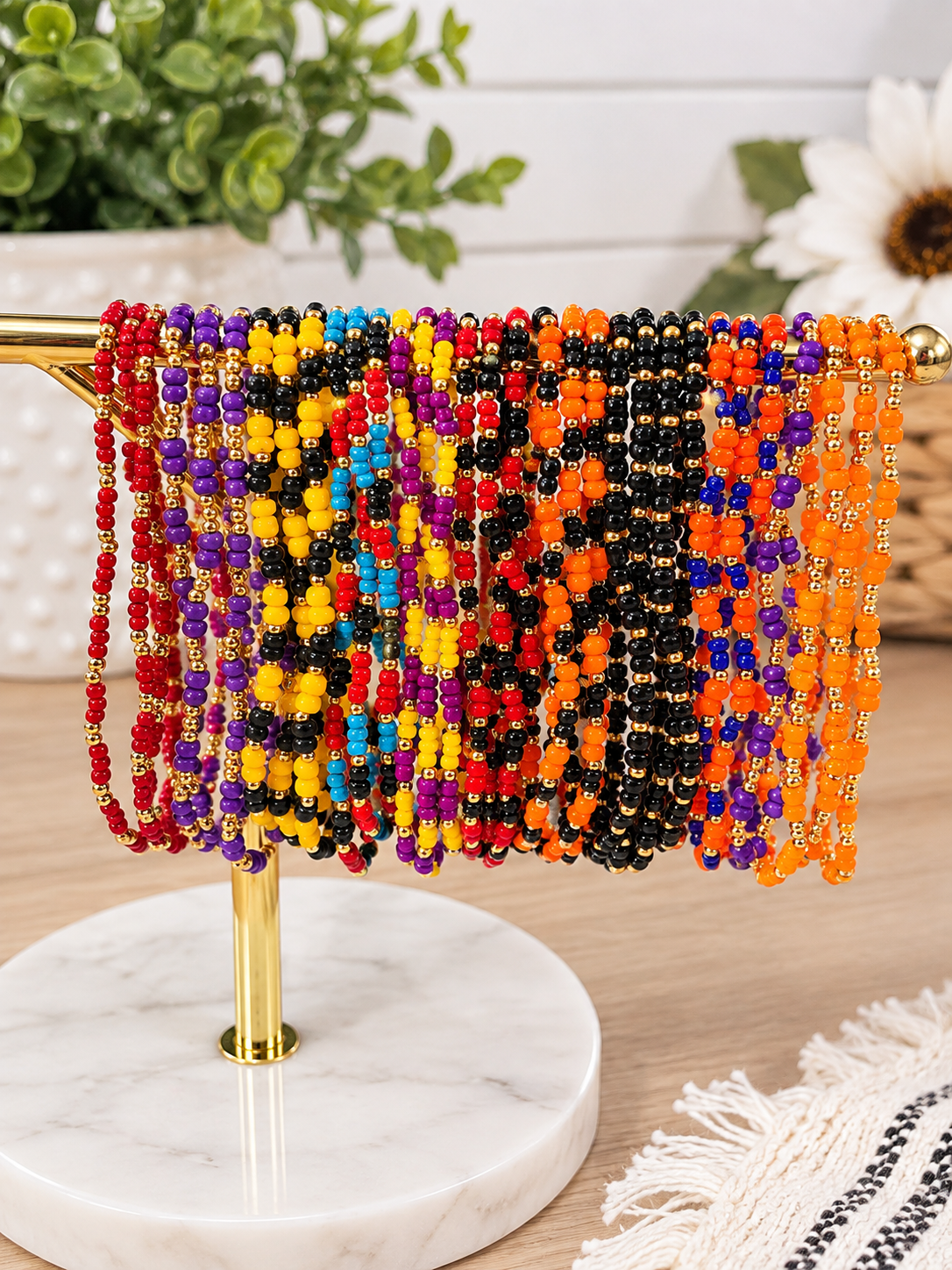 Dainty game day team color bracelets