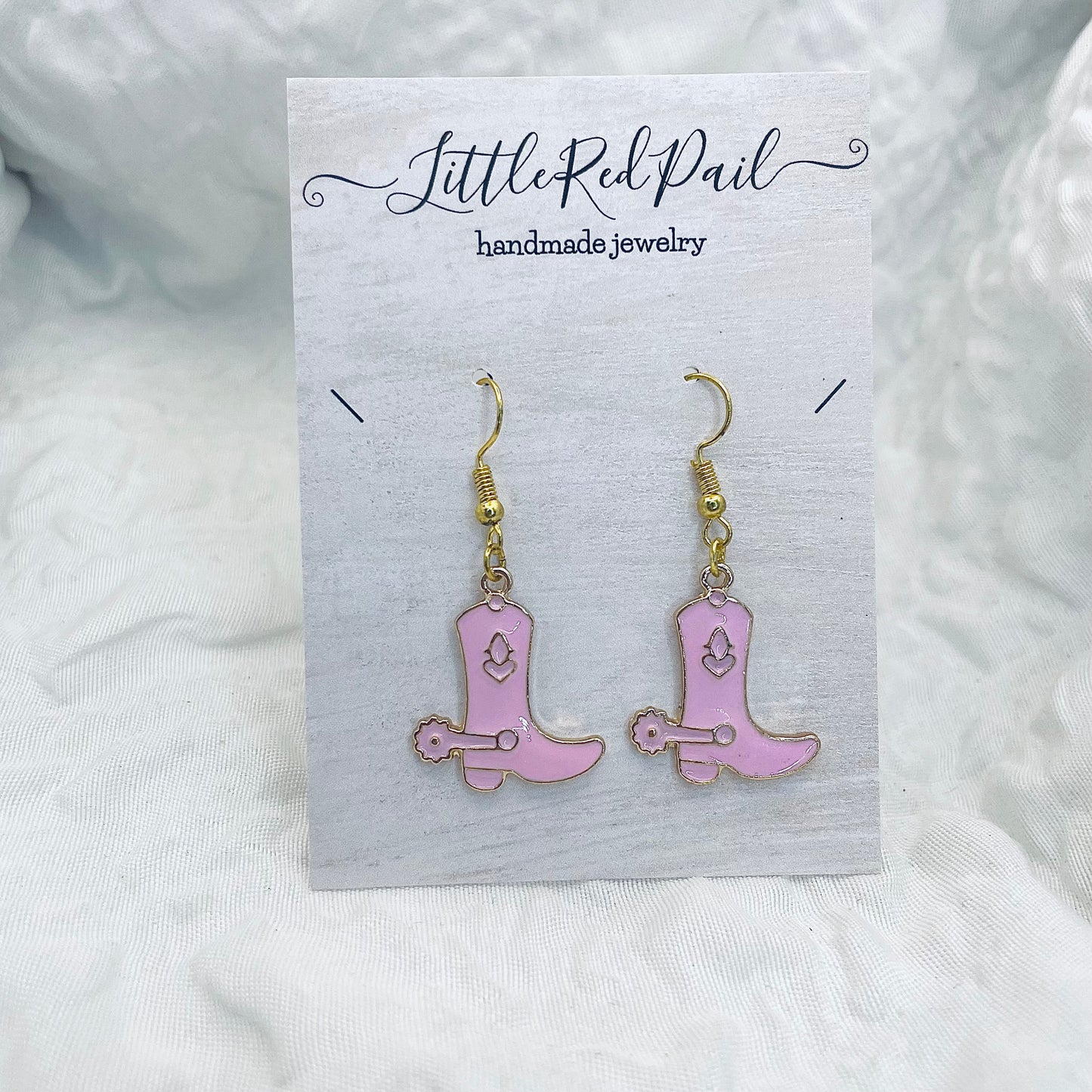 Cowgirl earrings, hat and boot earrings, Everyday earrings, Western earrings