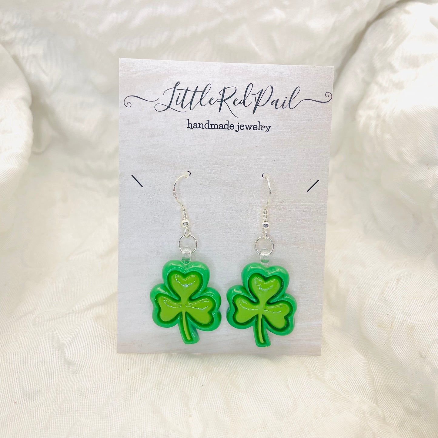 St. Patrick’s Day earrings, Shamrock earrings, St. Patty’s Day earrings, clover earrings, green beer earrings