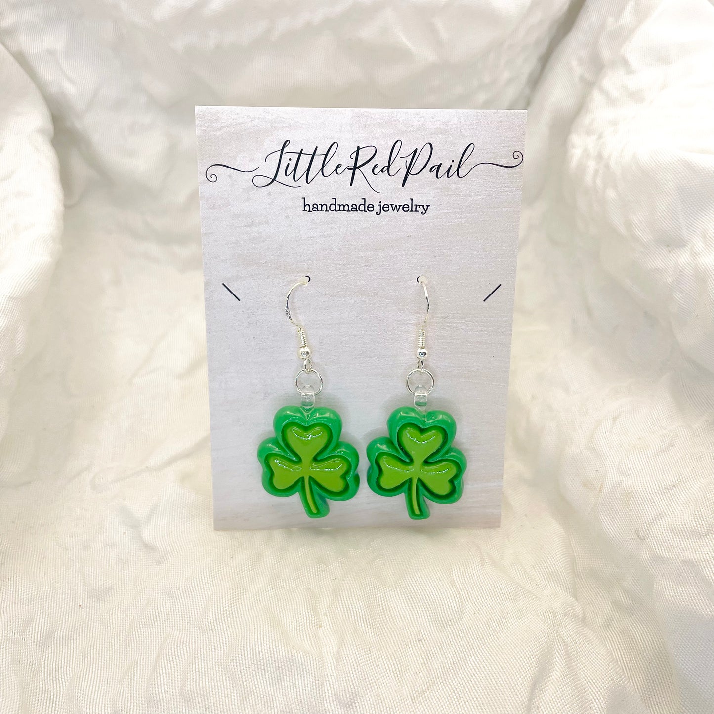 St. Patrick’s Day earrings, Shamrock earrings, St. Patty’s Day earrings, clover earrings, green beer earrings
