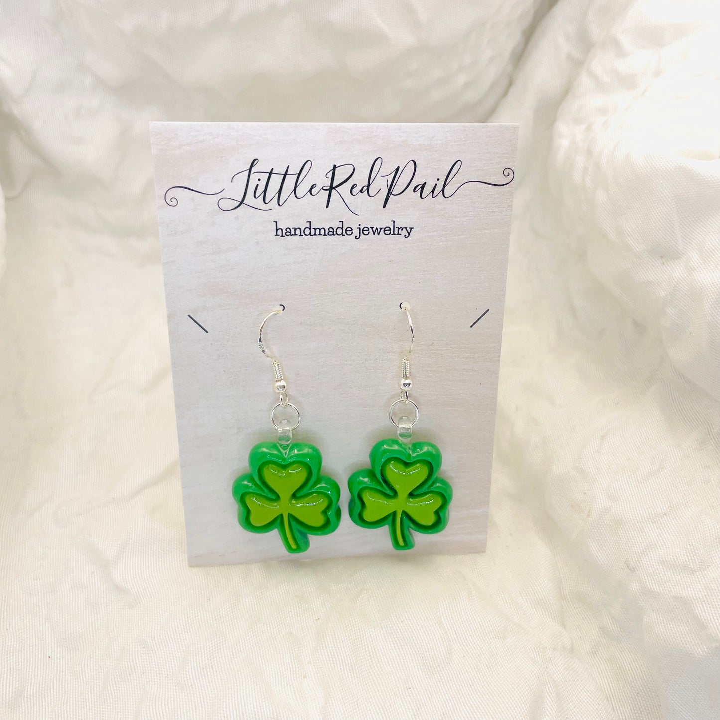 St. Patrick’s Day earrings, Shamrock earrings, St. Patty’s Day earrings, clover earrings, green beer earrings