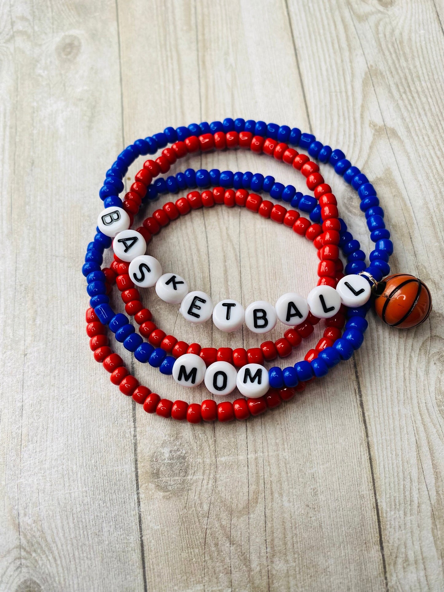 Custom team bracelet set