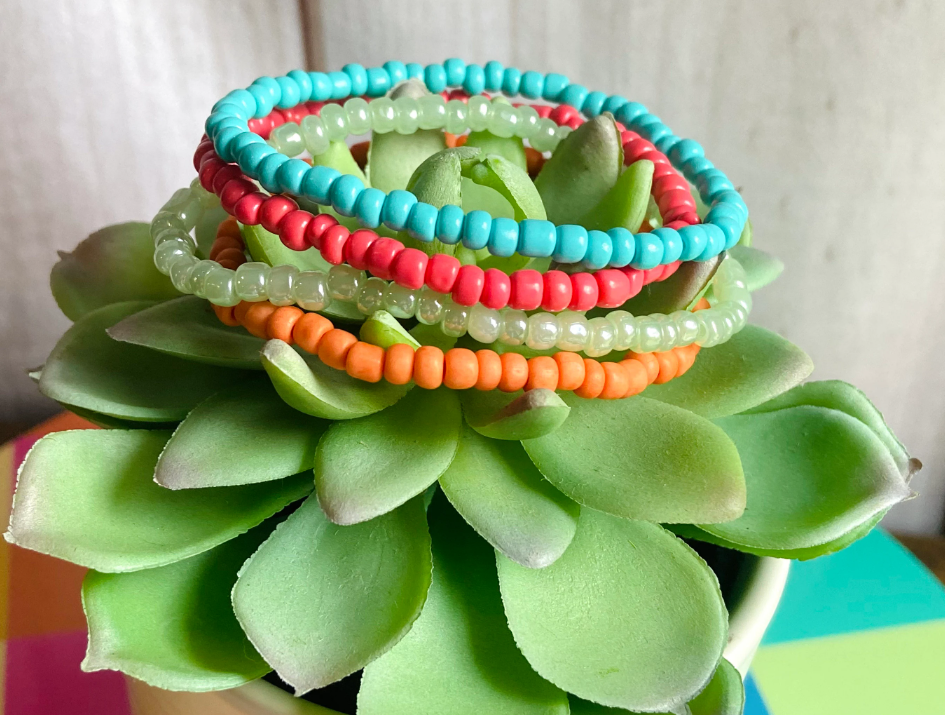 Color stack bracelet