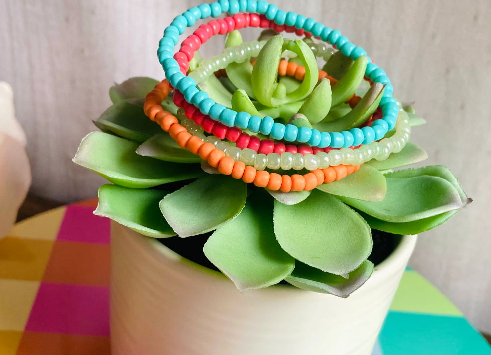 Color stack bracelet