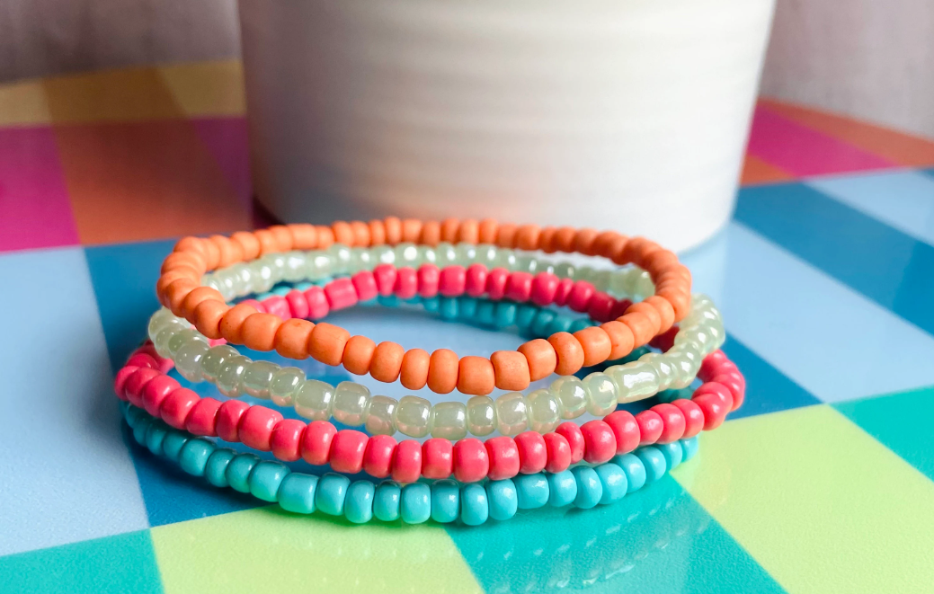 Color stack bracelet