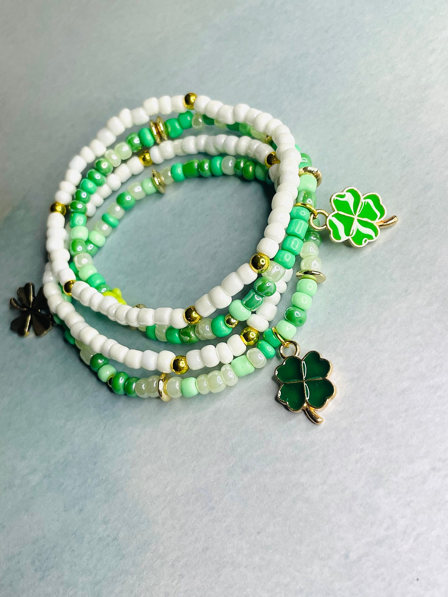 St. Patrick’s day bracelet set