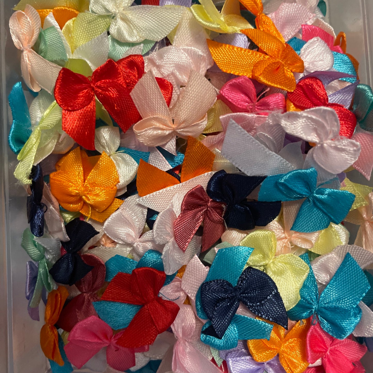 Mini bow ribbons for crafts