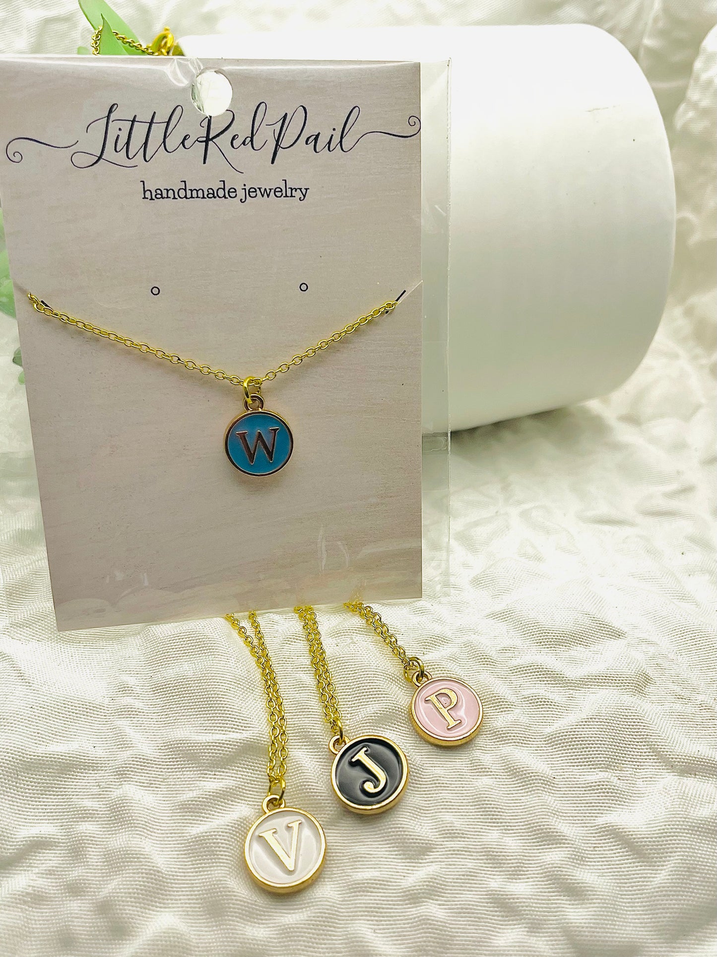 Initial necklaces