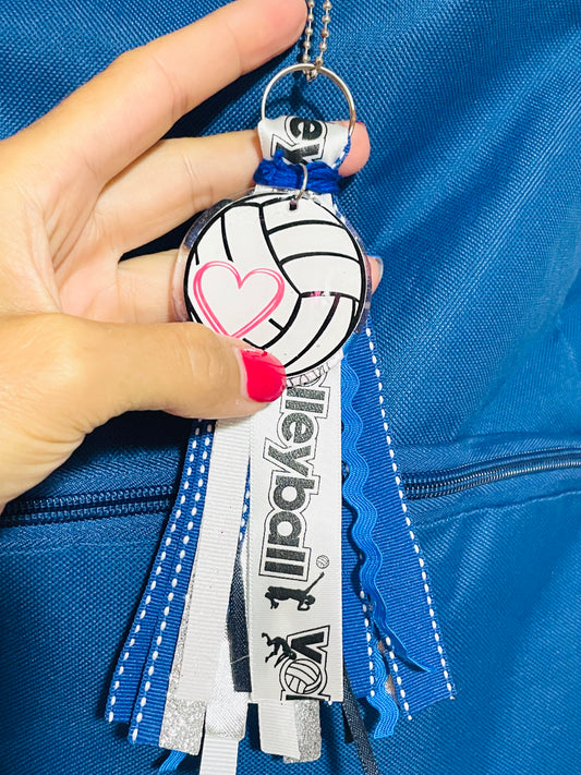 Tassel keychain backpack tags, sports tags