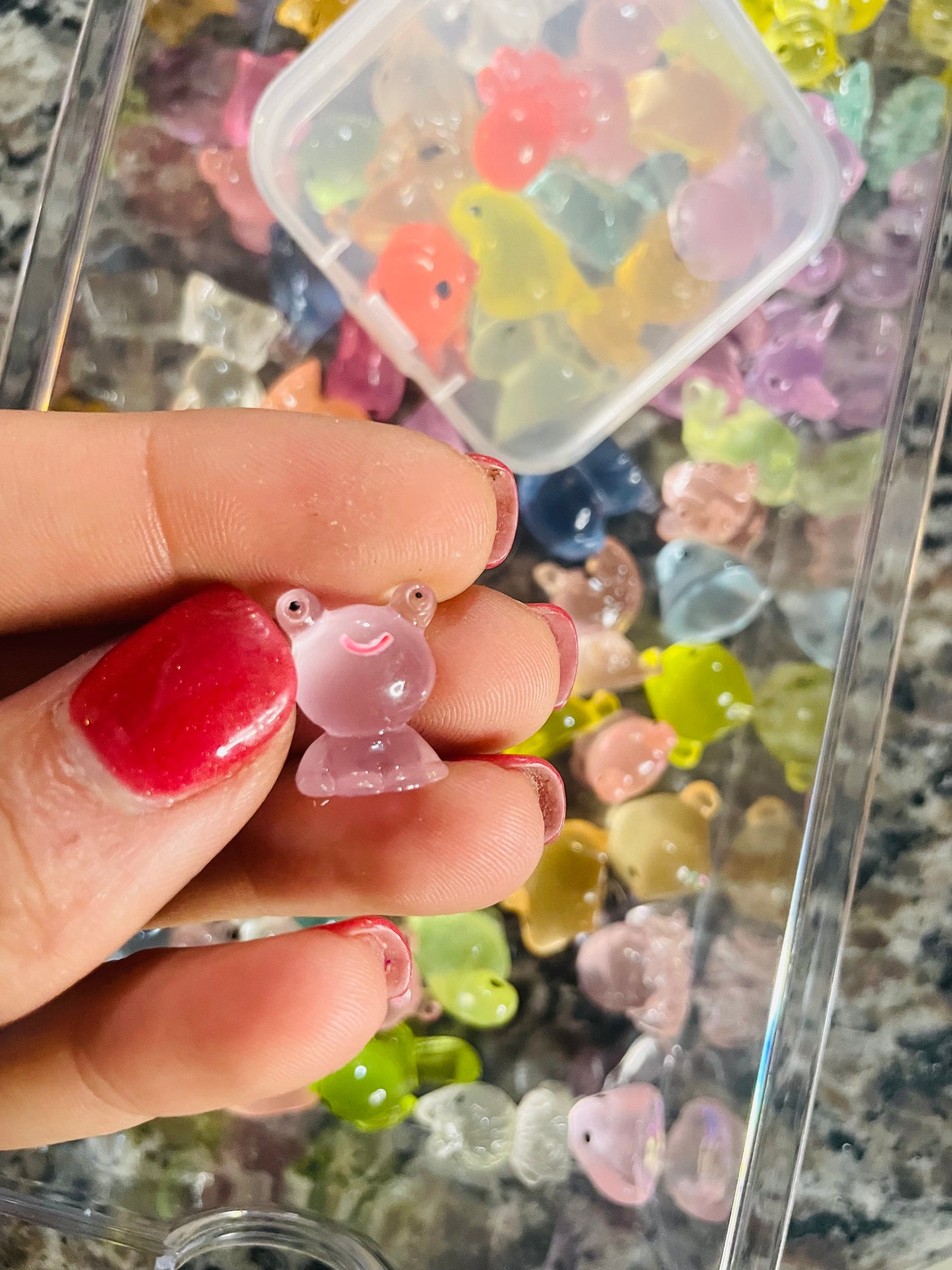 Pocket pals, desk pets, tiny animal figurines, party favors, hiding toys