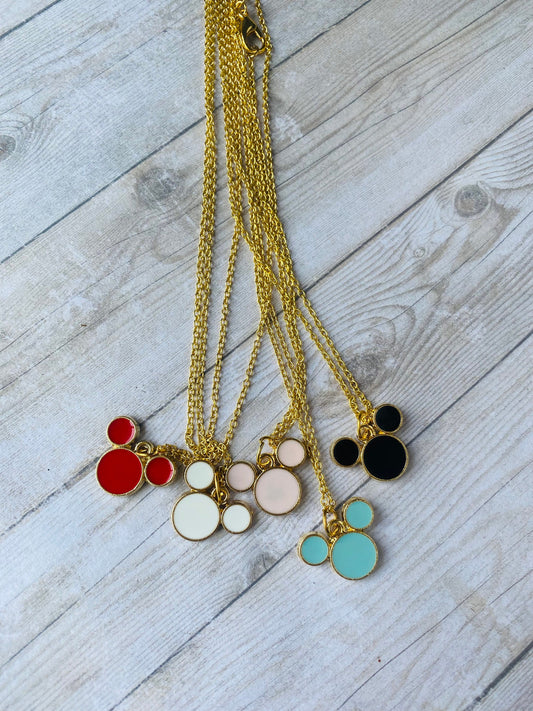 Mouse ears necklaces/earrings  Minnie Mickey inspired