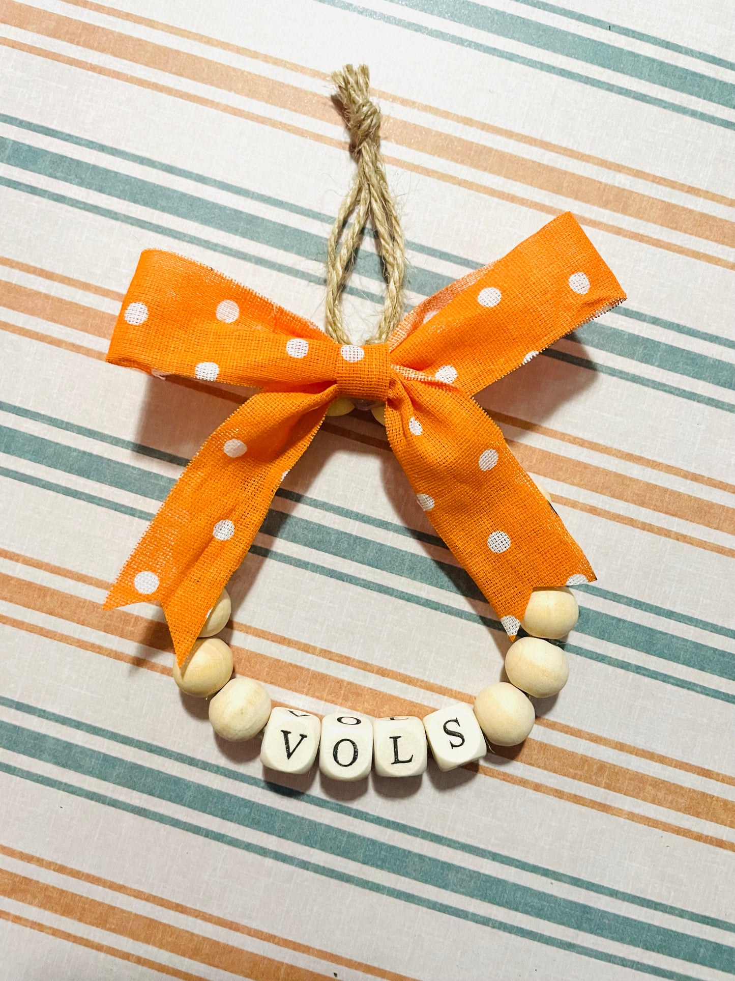 Tennessee Vols ornament, Vols Bow ornament