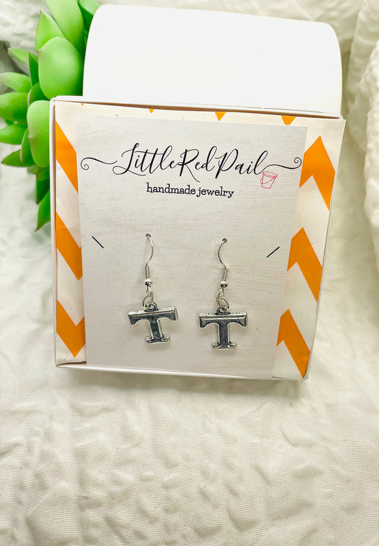 Power T earrings, Tennessee Vols earrings