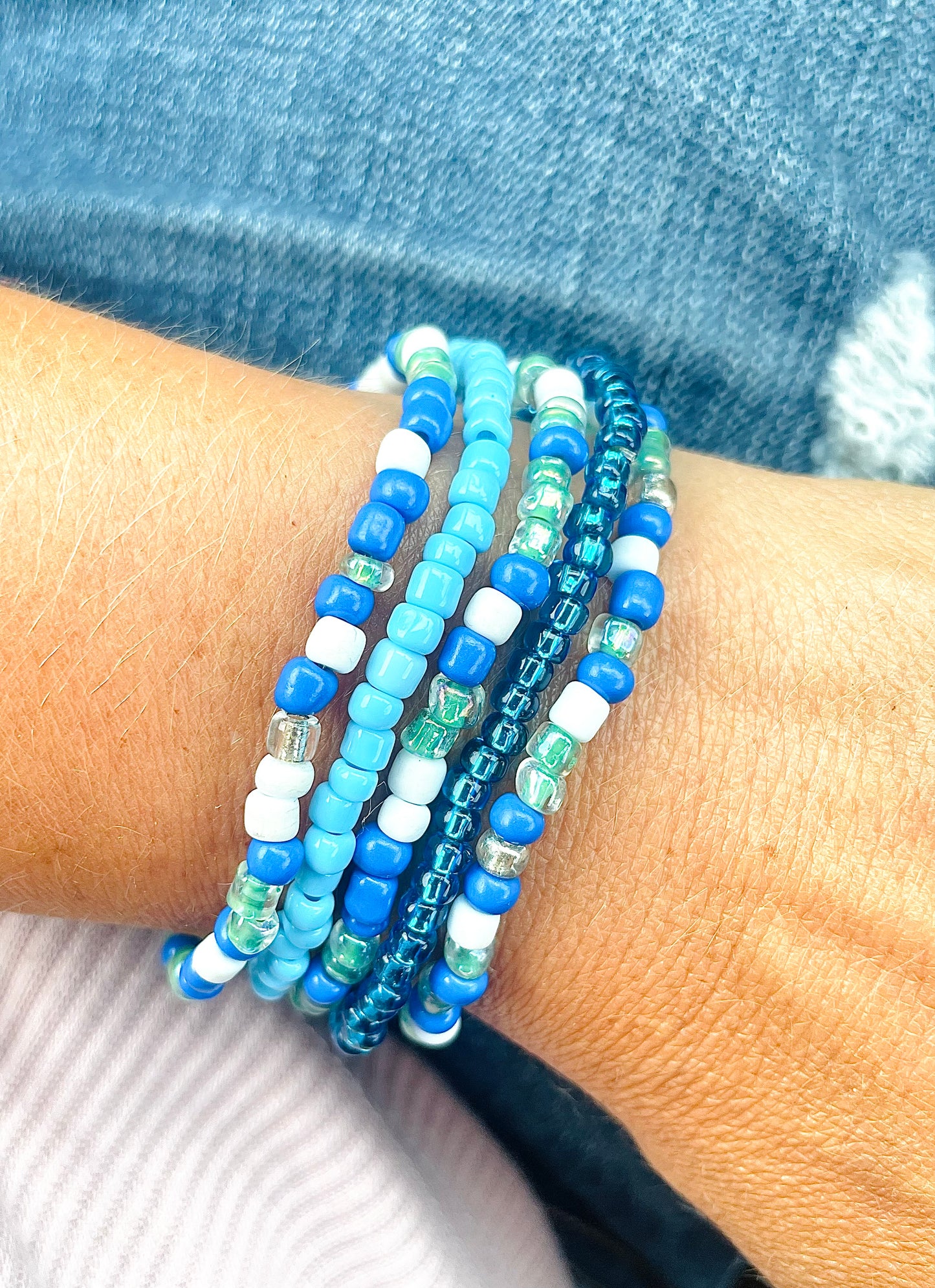 Blue ocean shades bracelet set