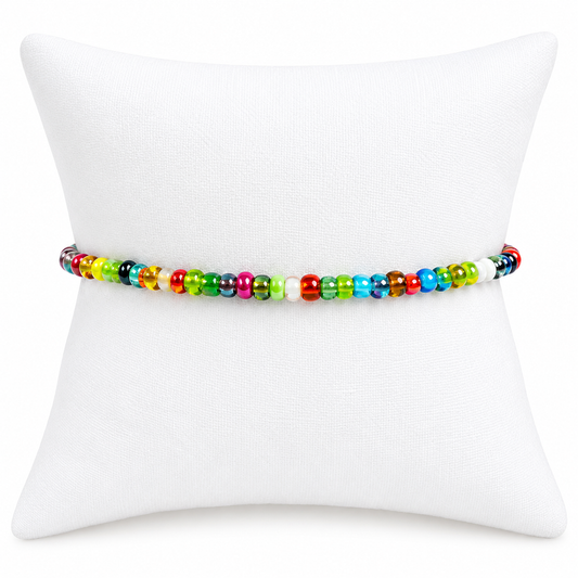 In person single beaded bracelet