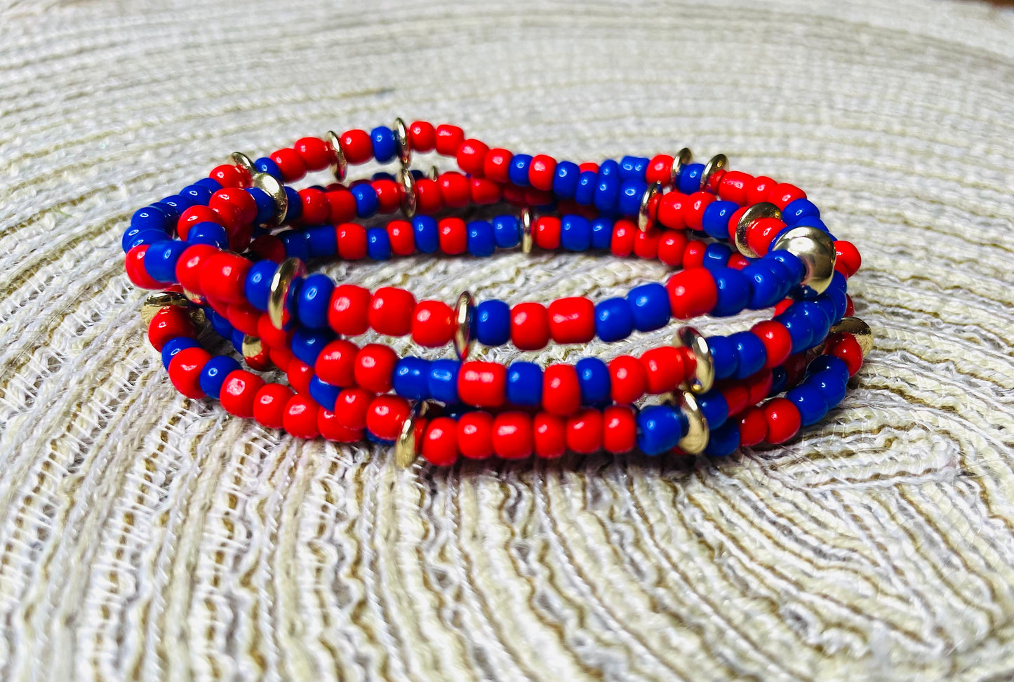 USA bracelets Red White and Blue dainty Bracelets Patriotic Bracelets
