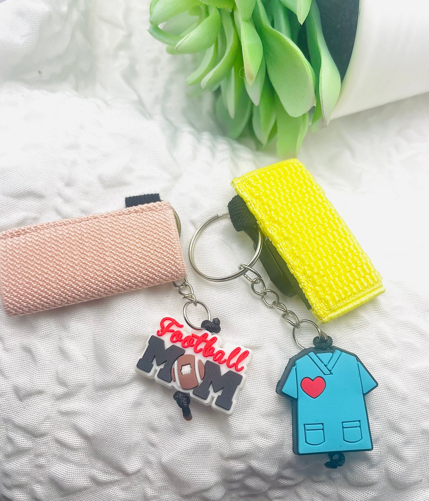 Lip balm holder keychain, cooler lip balm holder