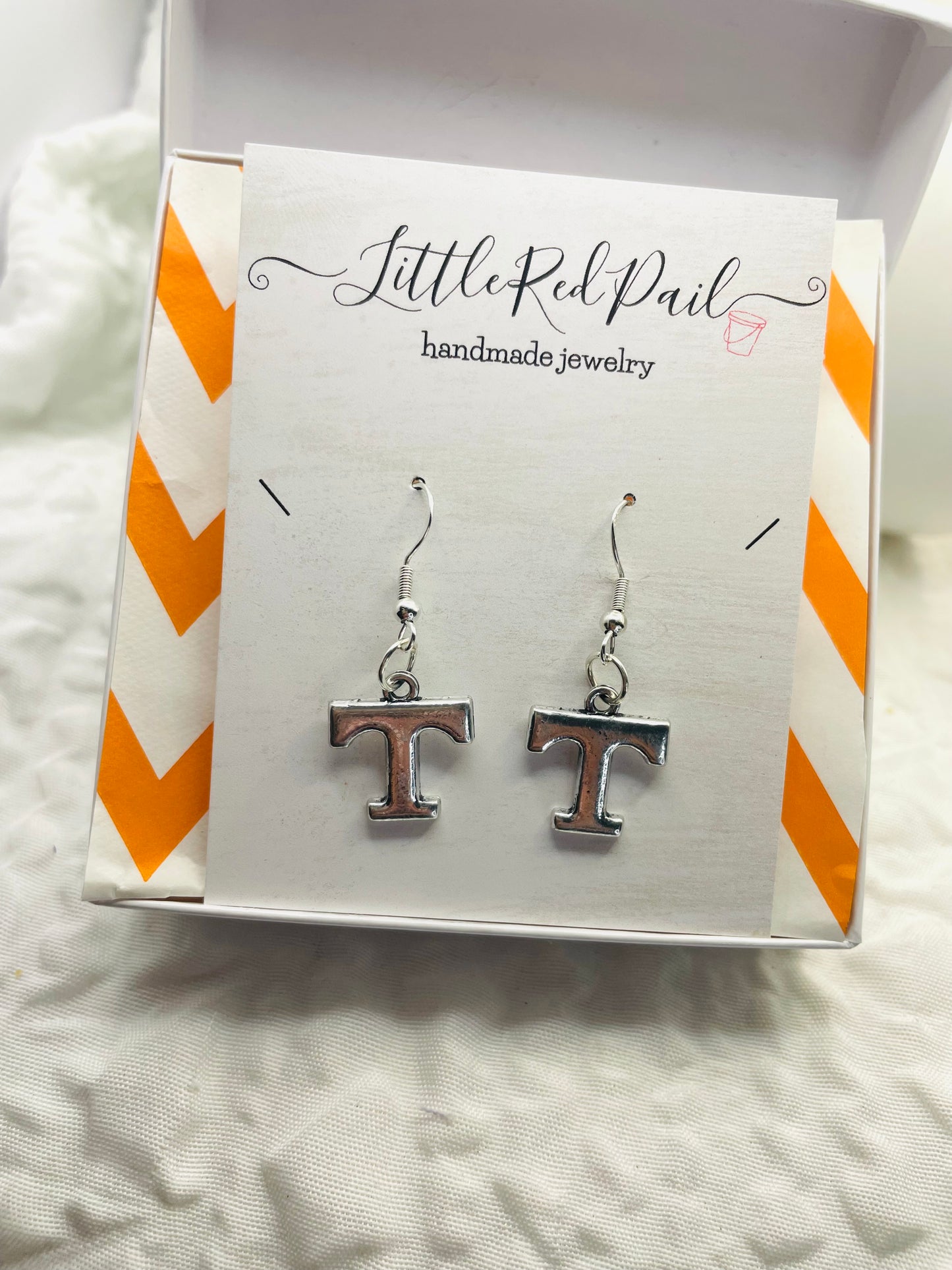 Power T earrings, Tennessee Vols earrings