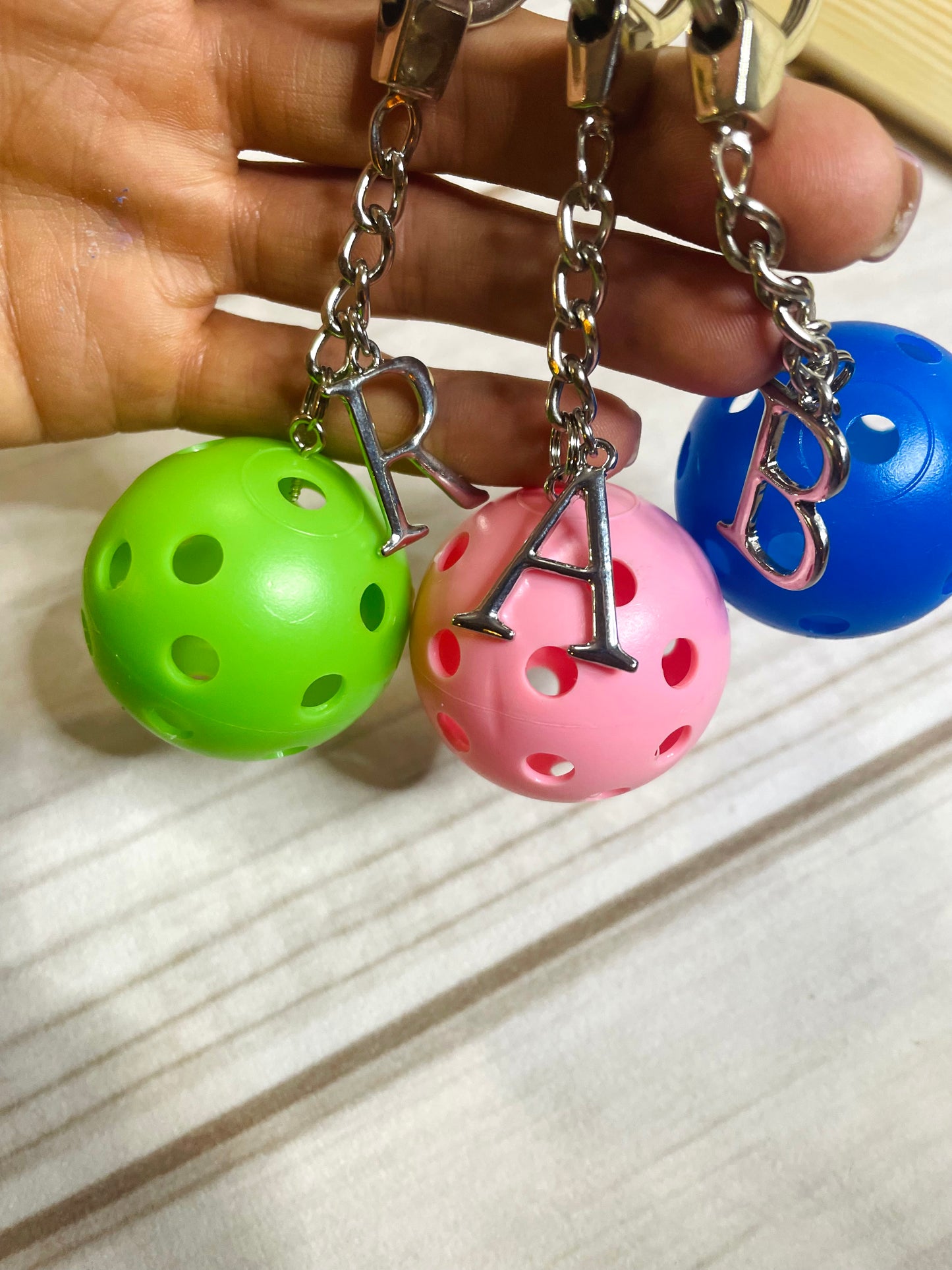 Pickleball keychain