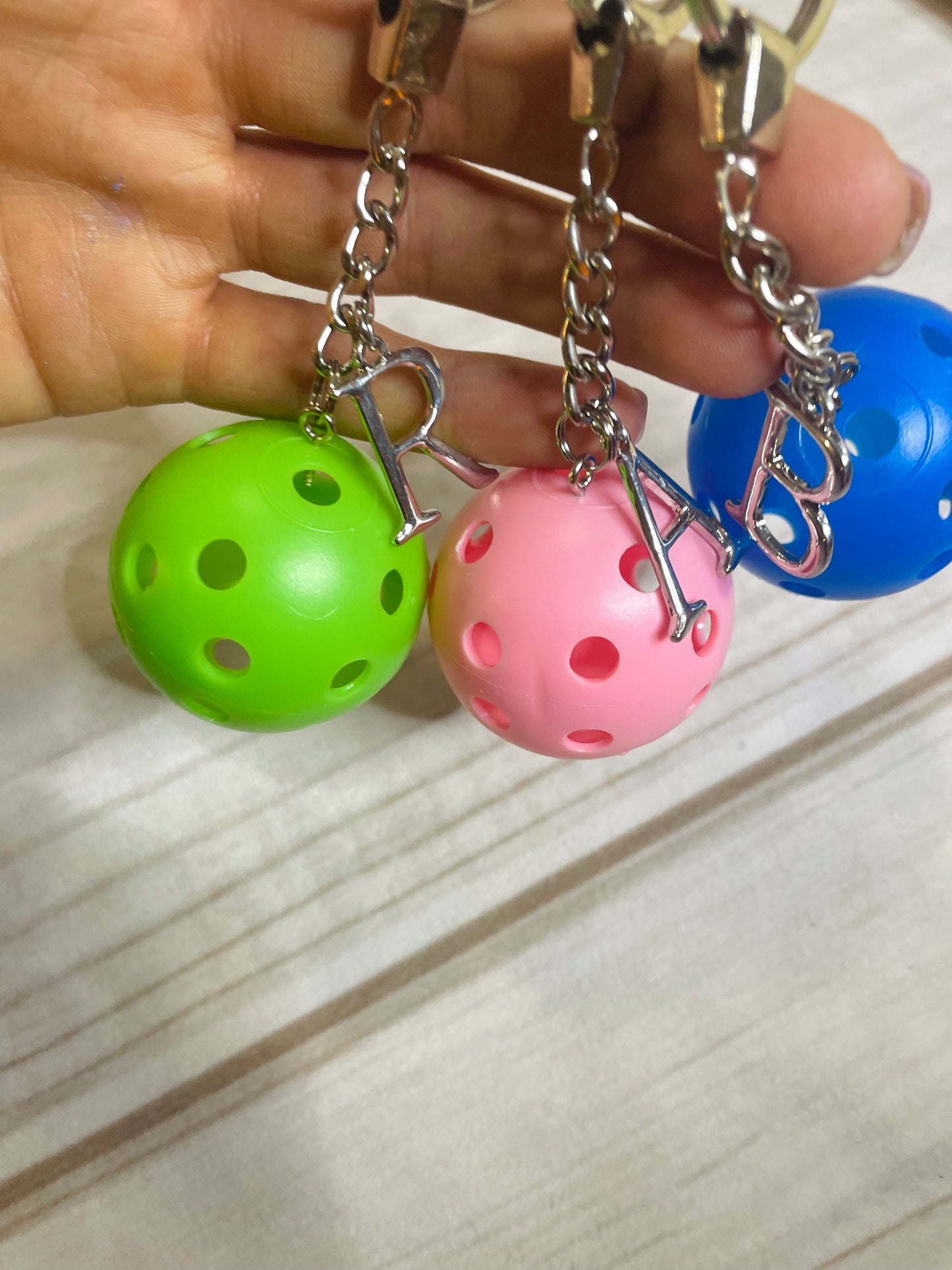 Pickleball keychain