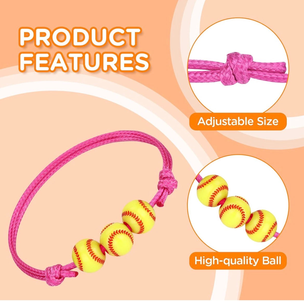 Softball bracelets