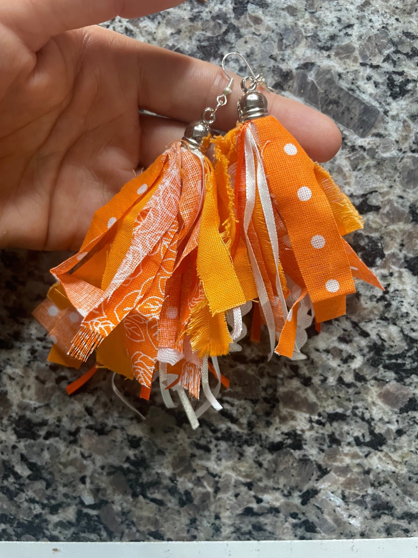 Team tassel earrings, team color earrings, game day wear, SEC team jewelry