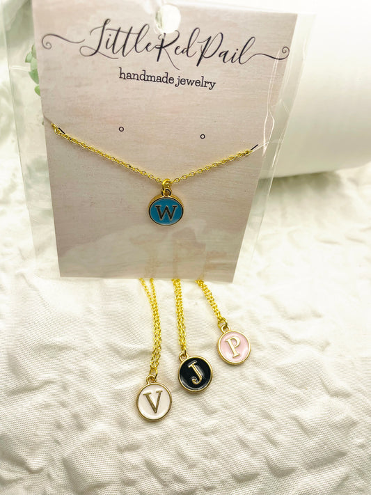Initial necklaces
