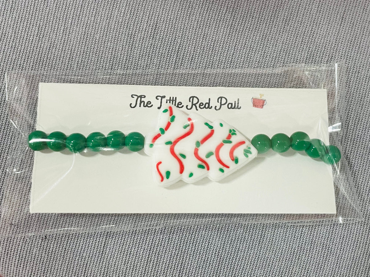 Christmas tree bracelet